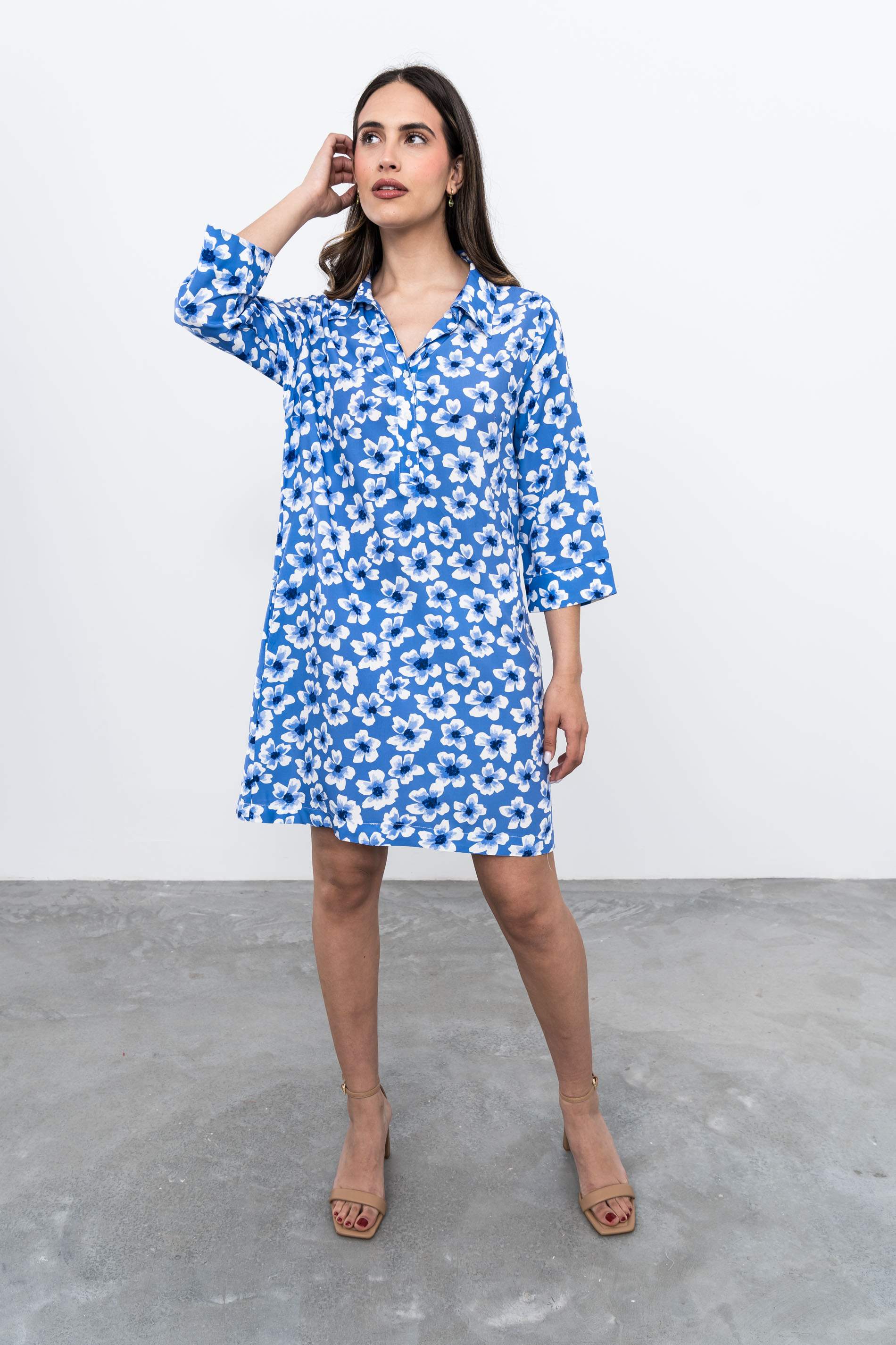 VESTIDO CAMISERO FLORAL