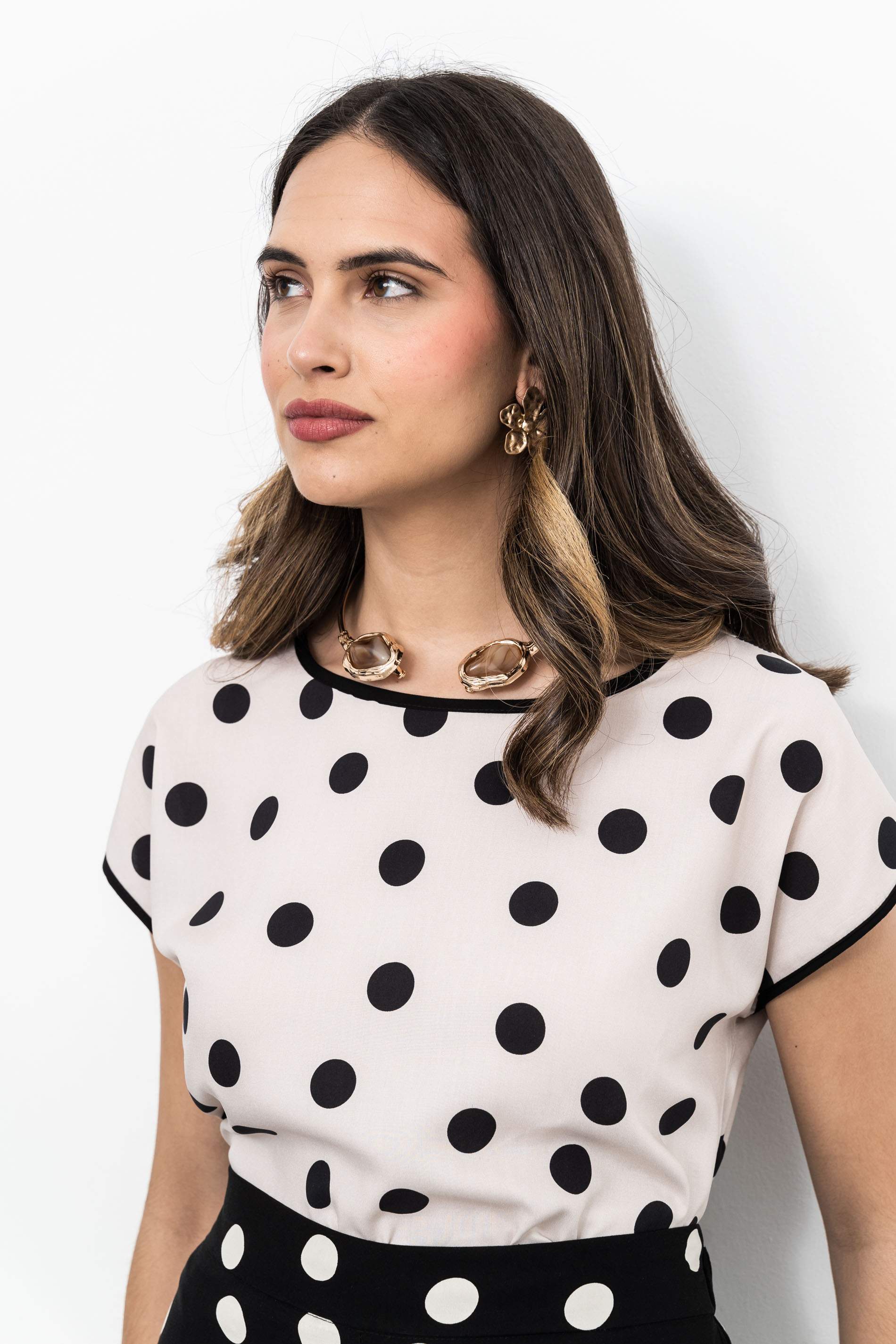 BLUSA TOPOS CRUDO