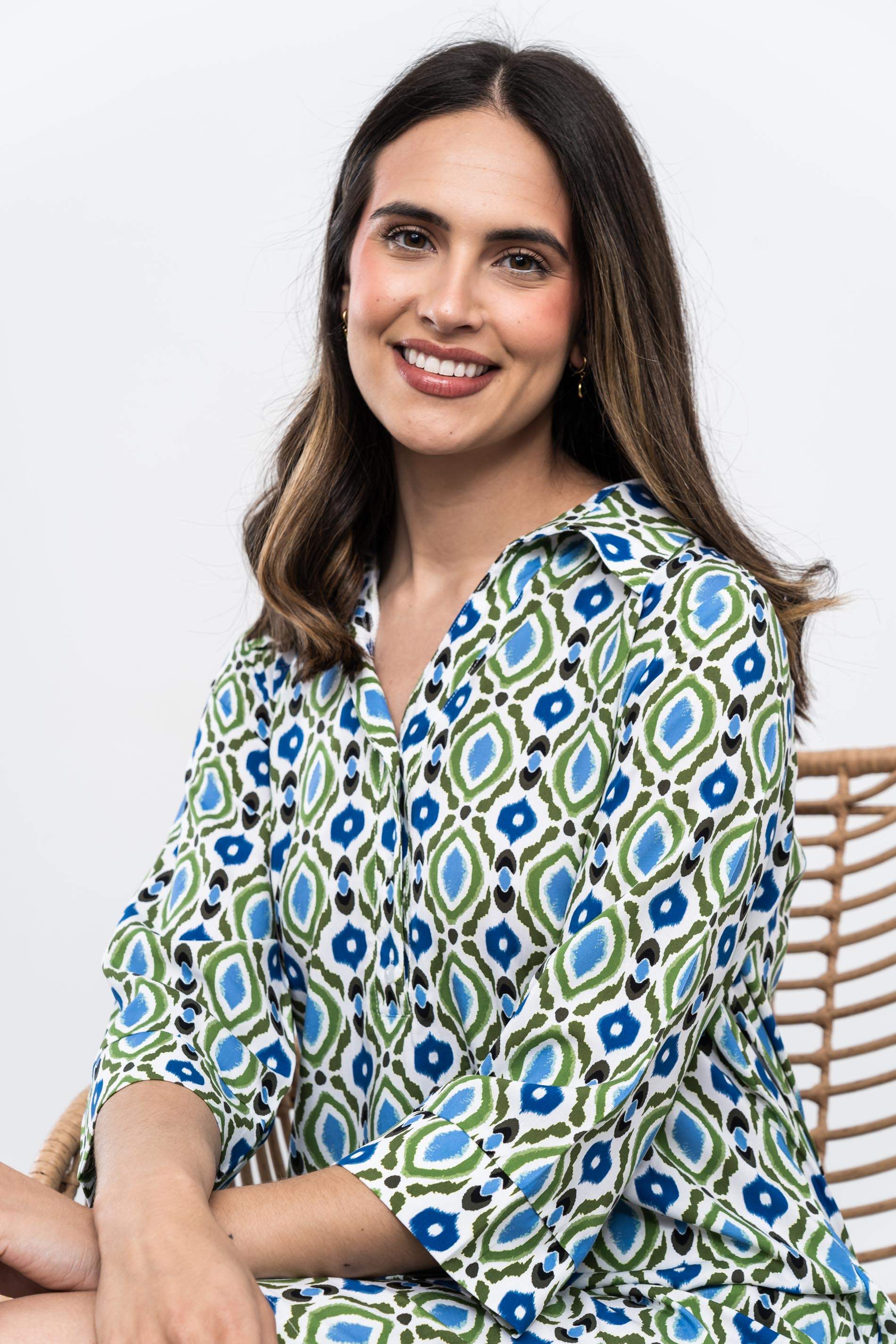 VESTIDO CAMISERO ESTAMPADO