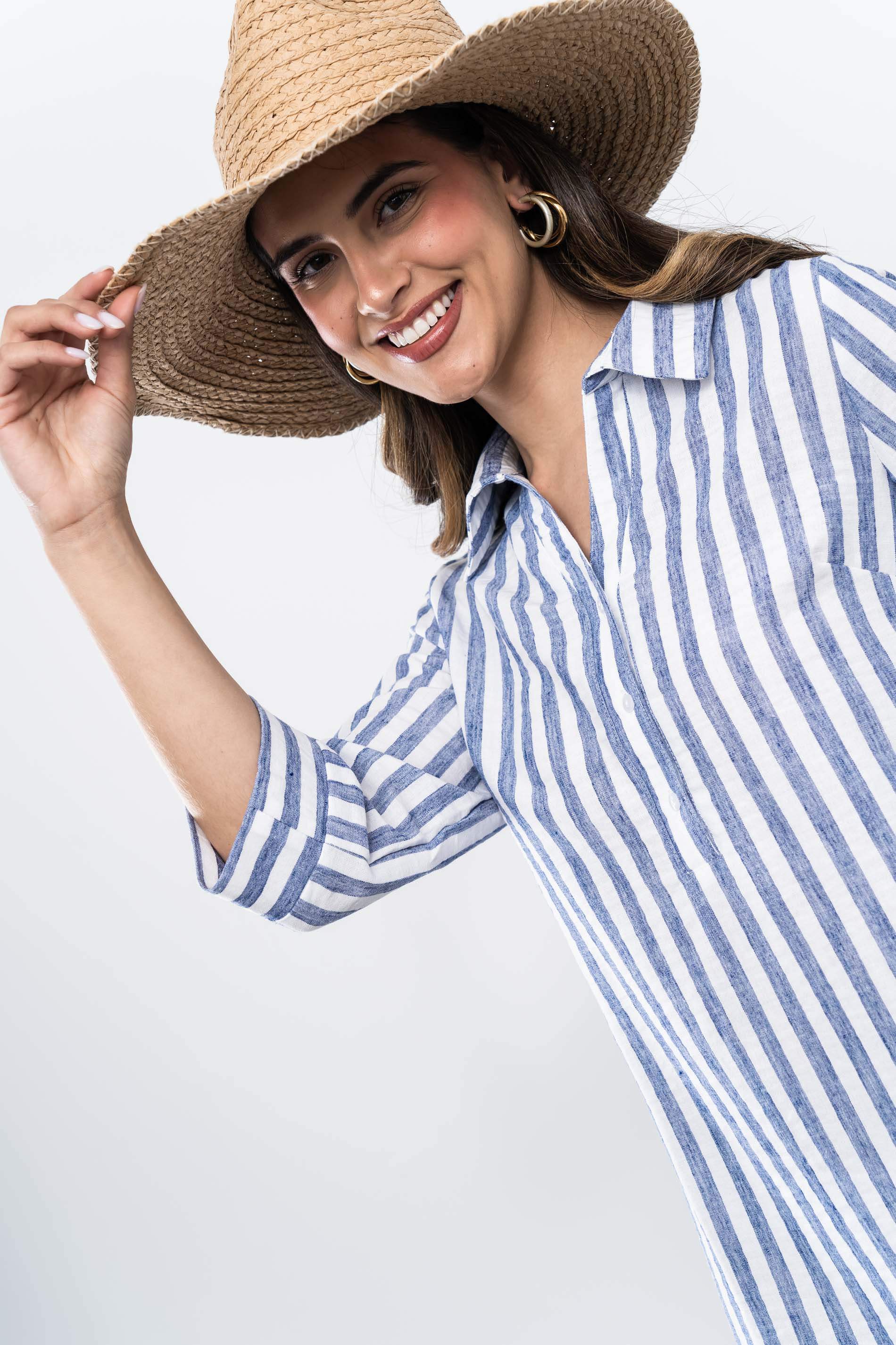 VESTIDO CAMISERO RAYAS