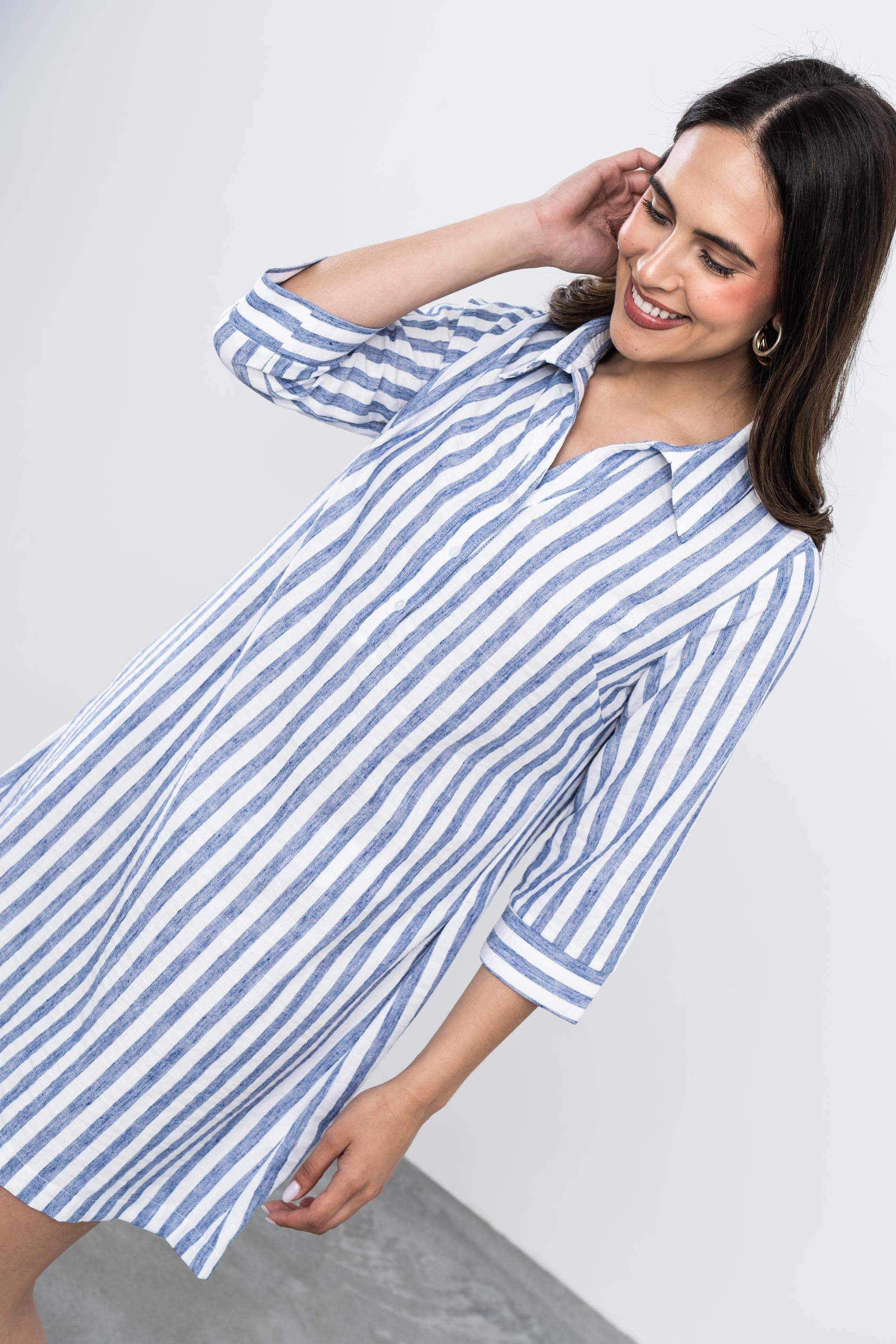 VESTIDO CAMISERO RAYAS