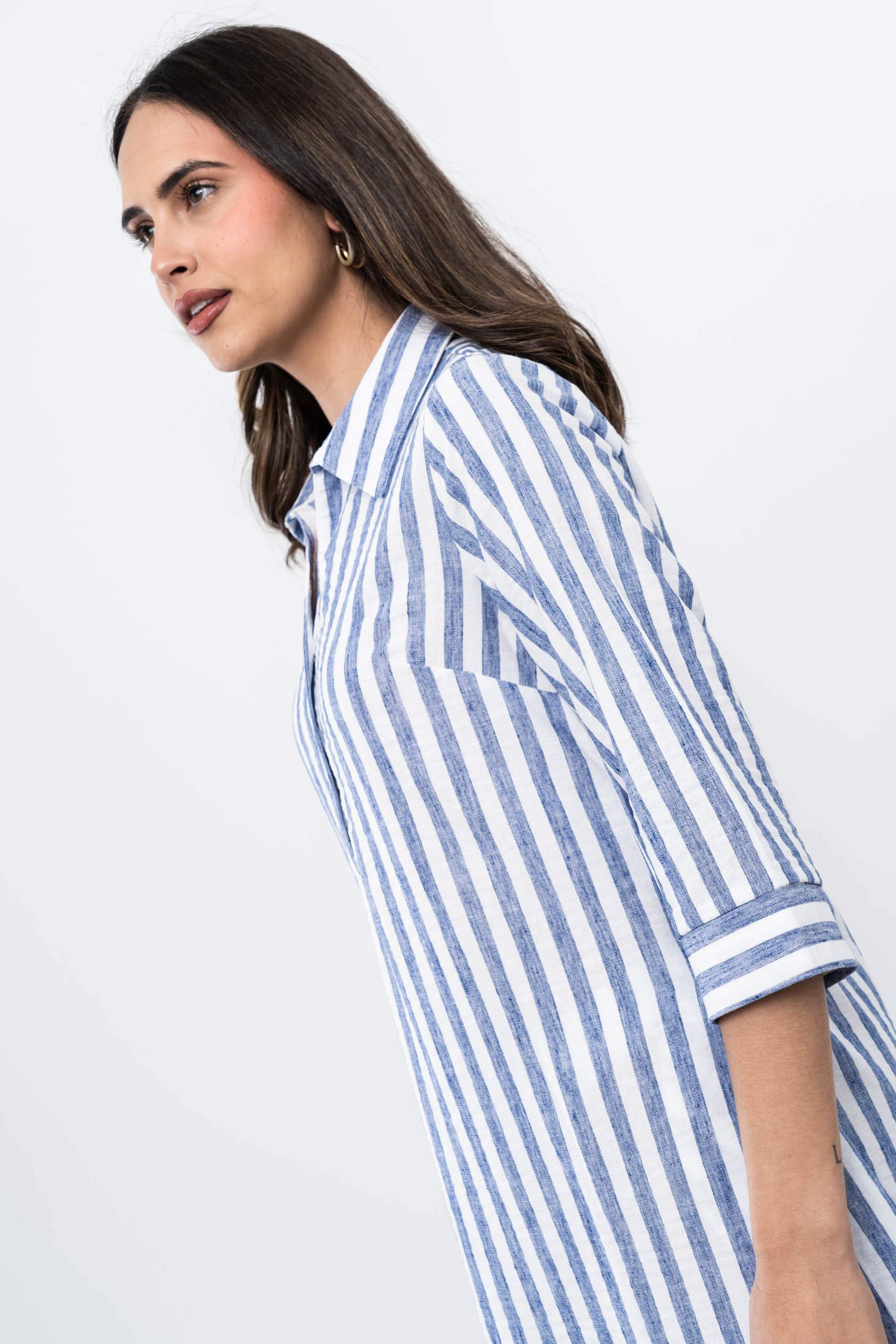 VESTIDO CAMISERO RAYAS