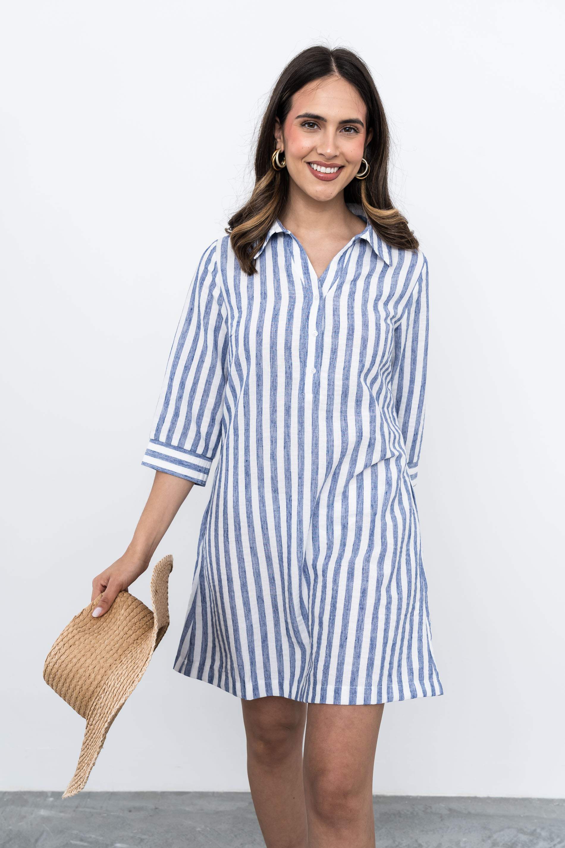 VESTIDO CAMISERO RAYAS