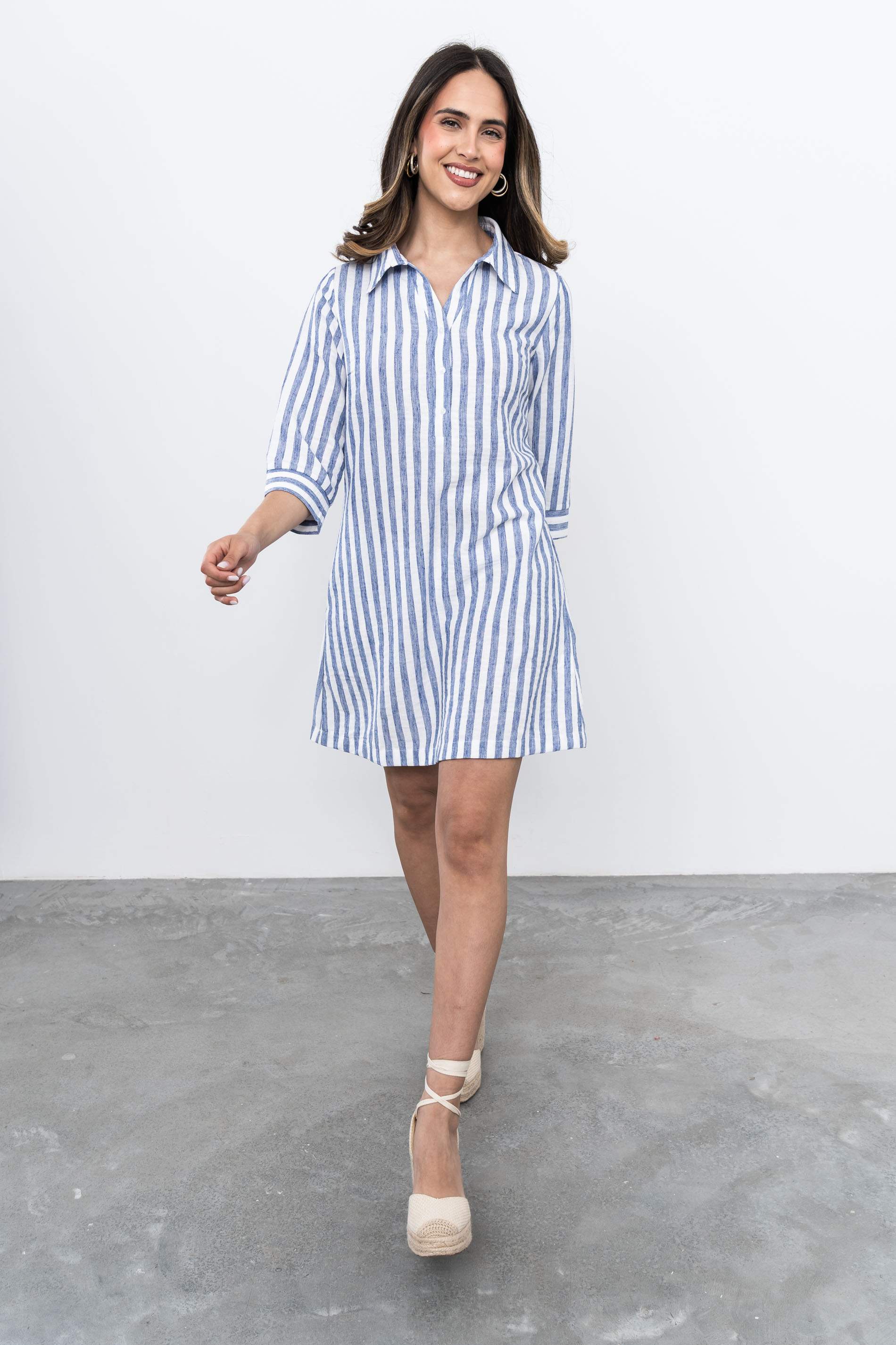 VESTIDO CAMISERO RAYAS