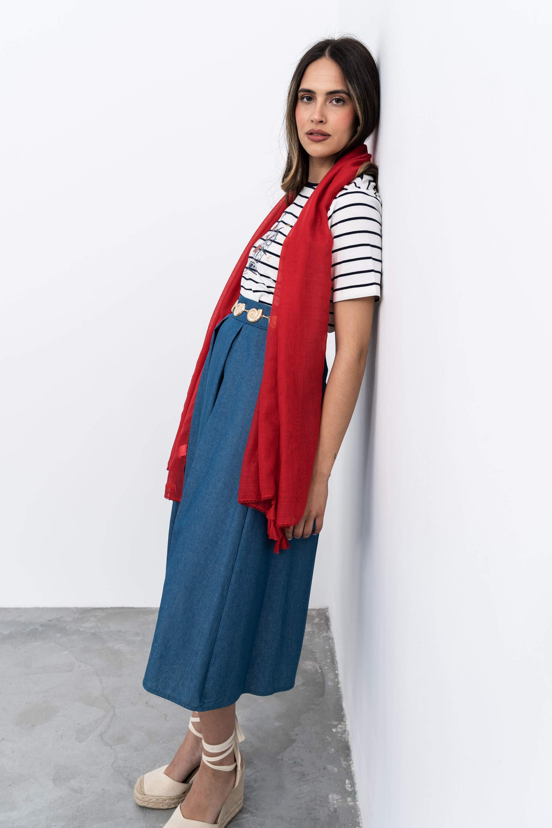 CAMISETA RAYAS BARCO MARINO