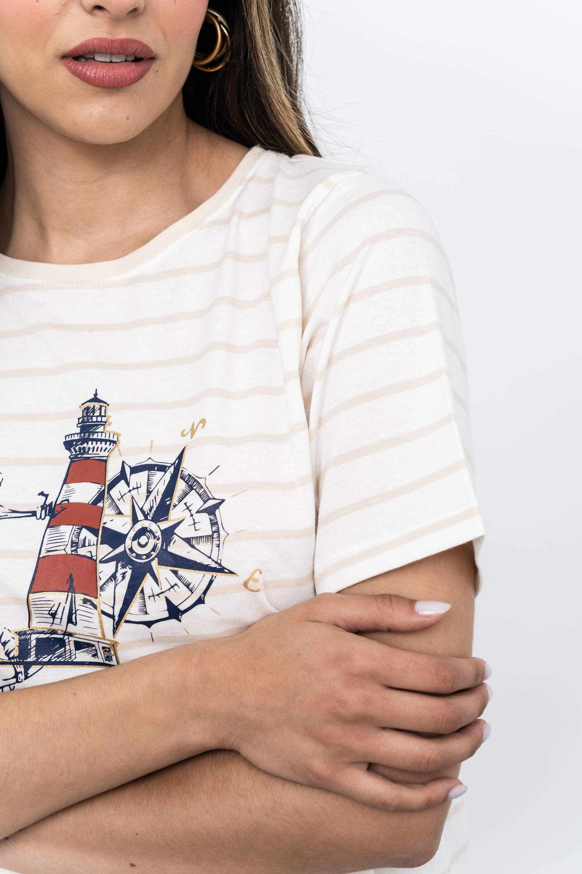 CAMISETA RAYAS BARCO ARENA