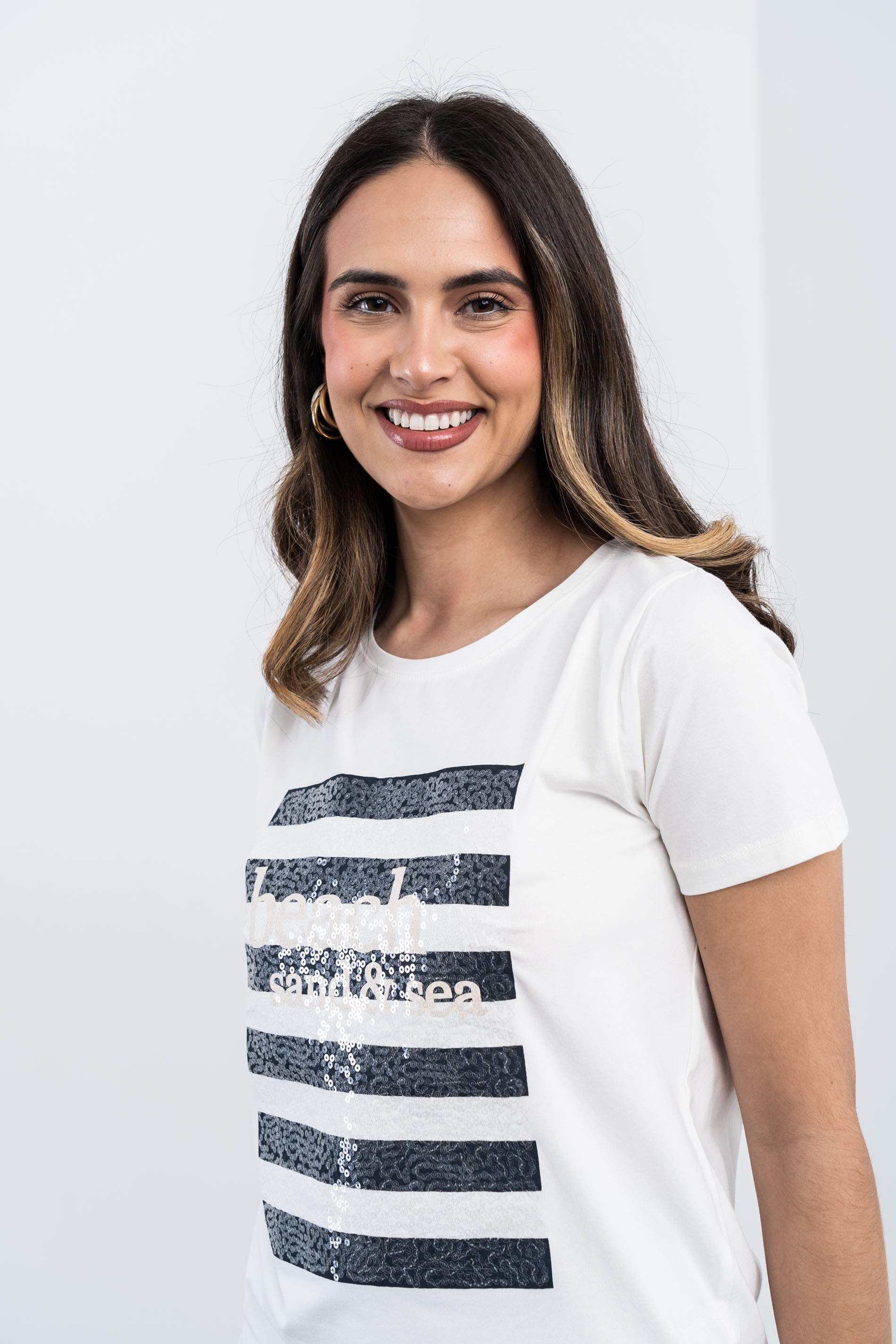 CAMISETA LENTEJUELAS