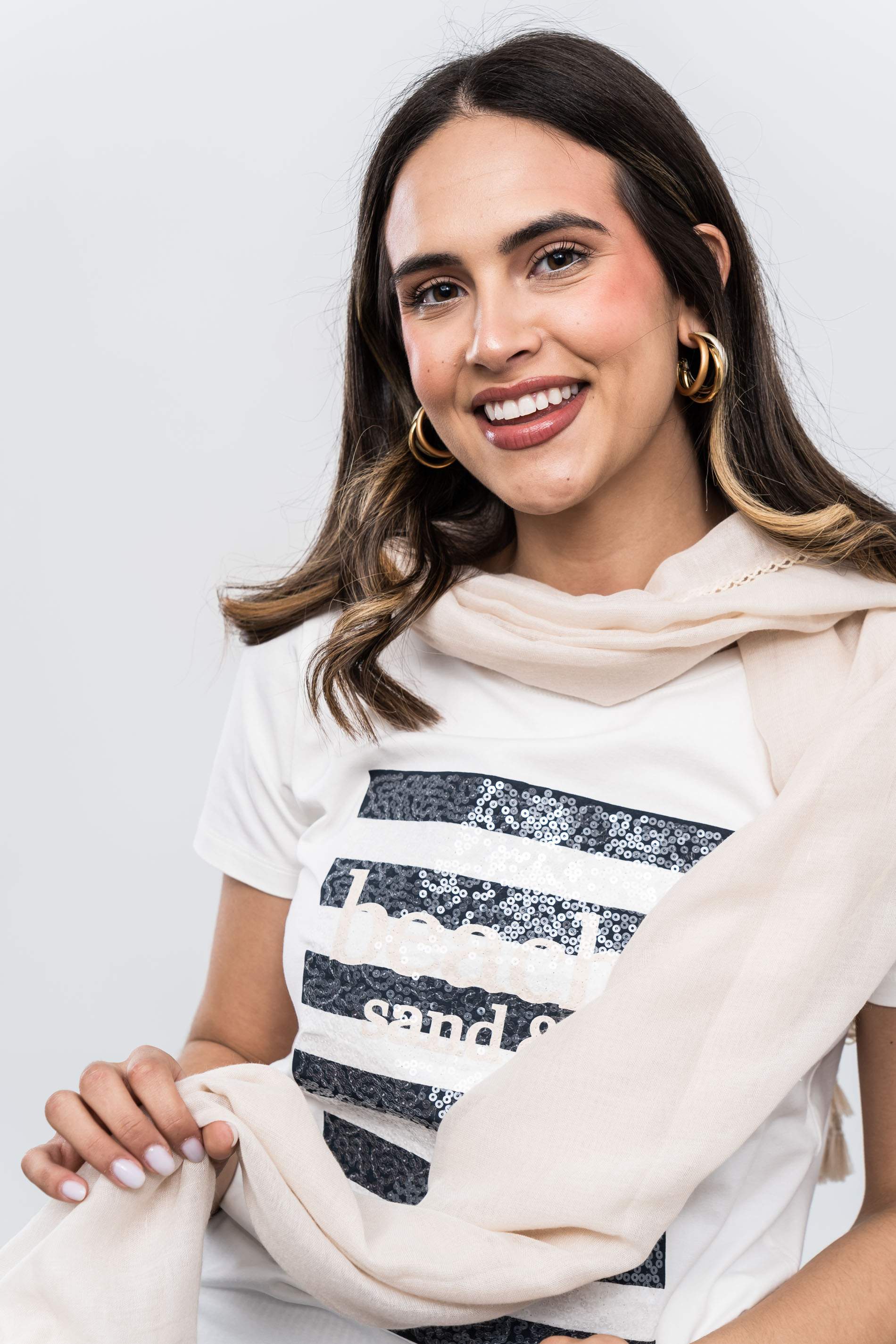 CAMISETA LENTEJUELAS