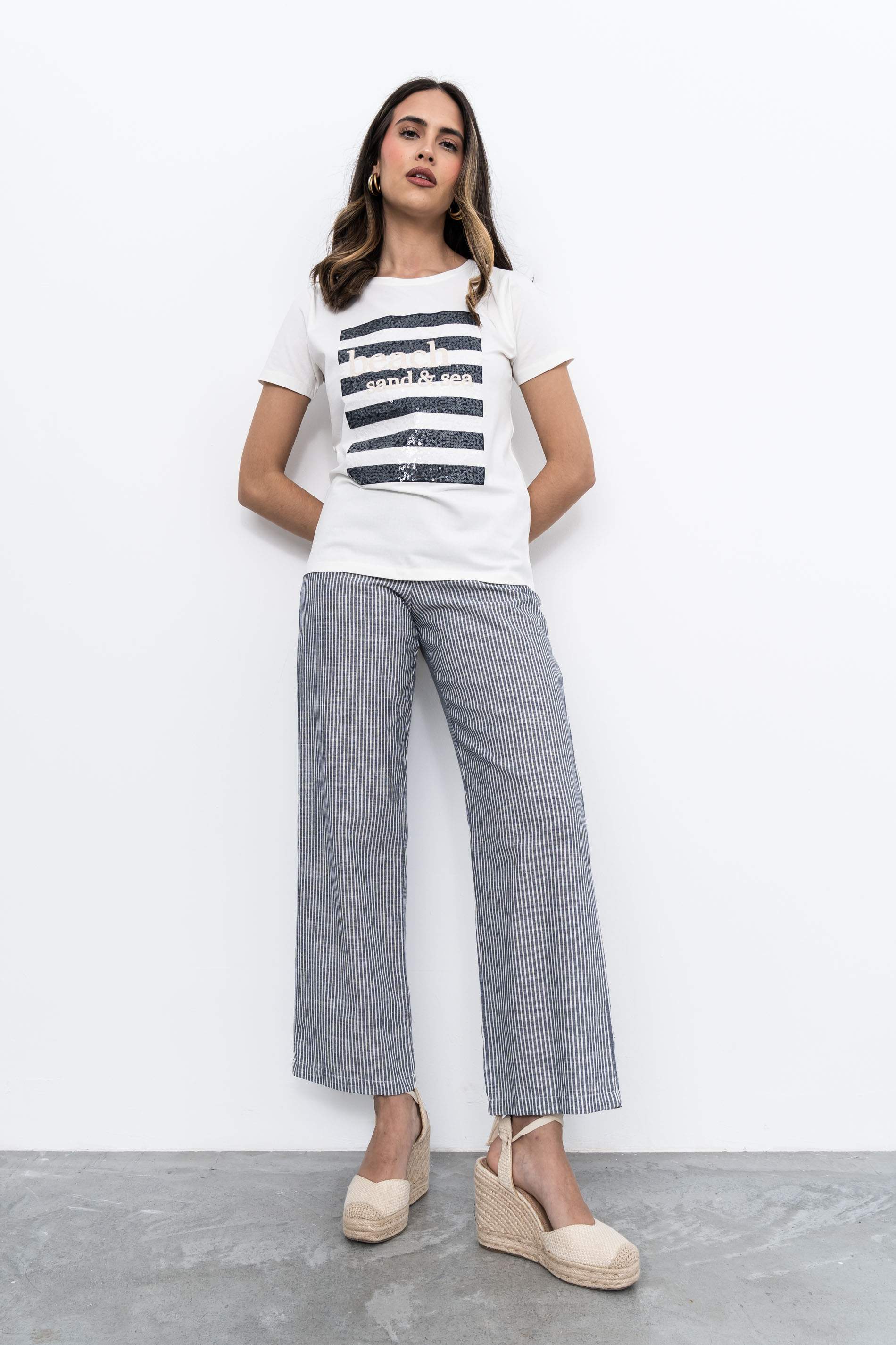 CAMISETA LENTEJUELAS