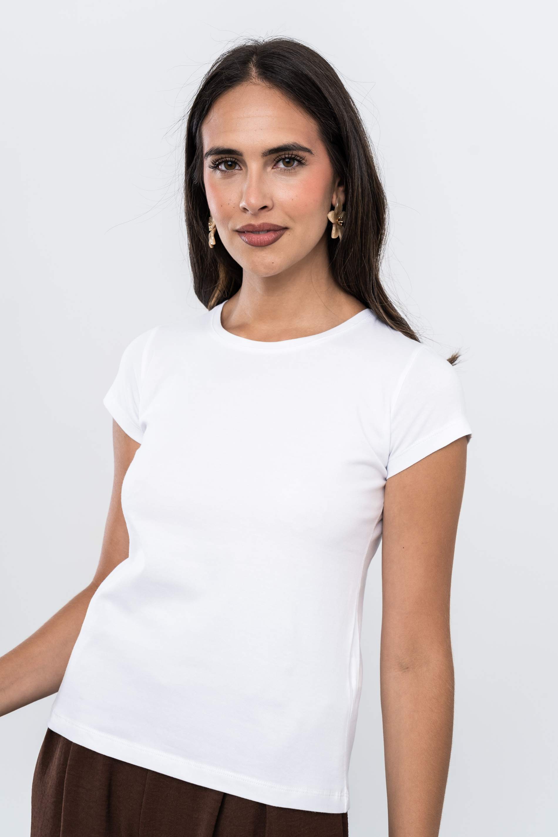 CAMISETA BASICA M/C BLANCO