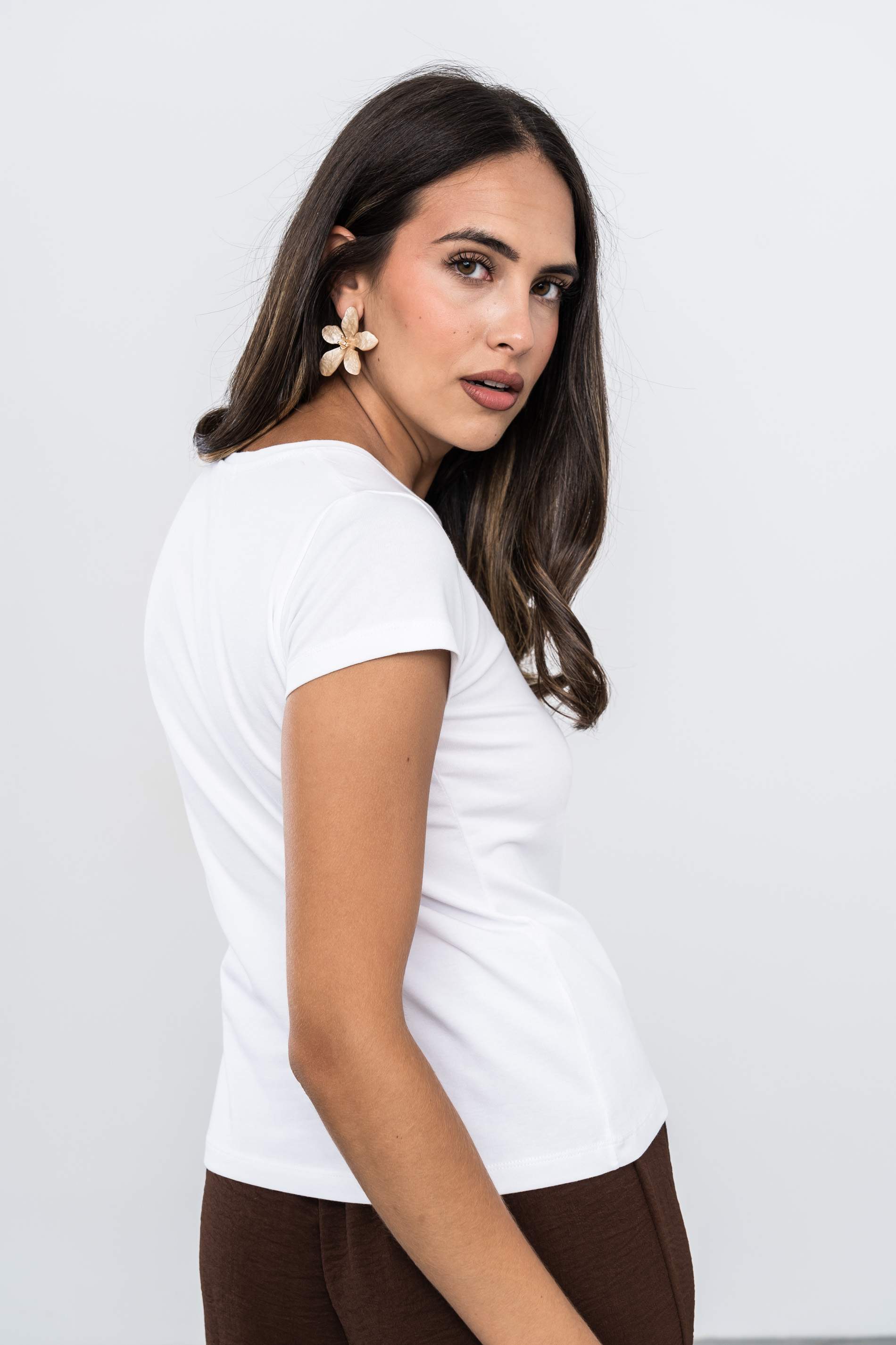 CAMISETA BASICA M/C BLANCO