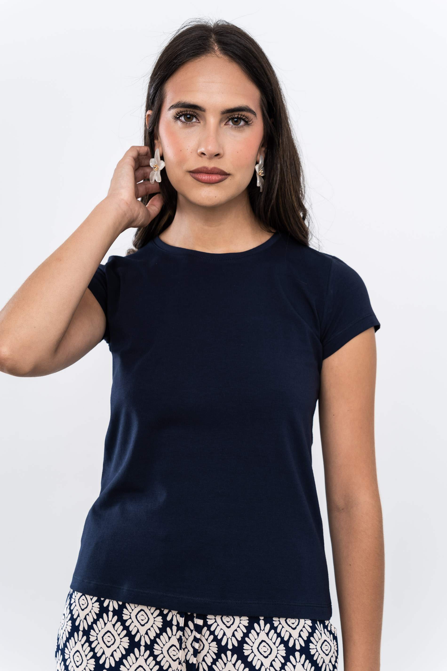 CAMISETA BÁSICA M/C MARINO