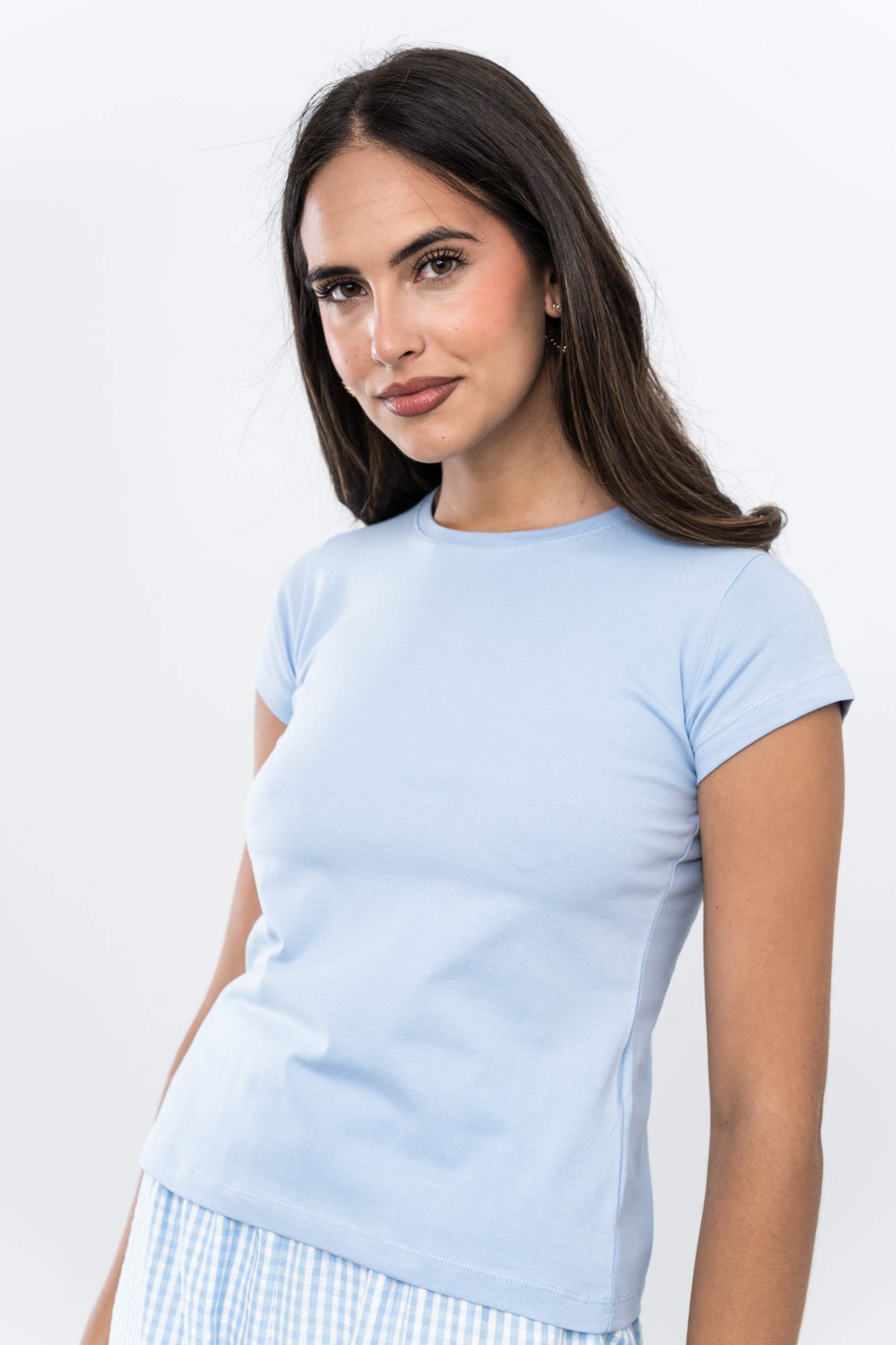 CAMISETA BÁSICA M/C AZUL
