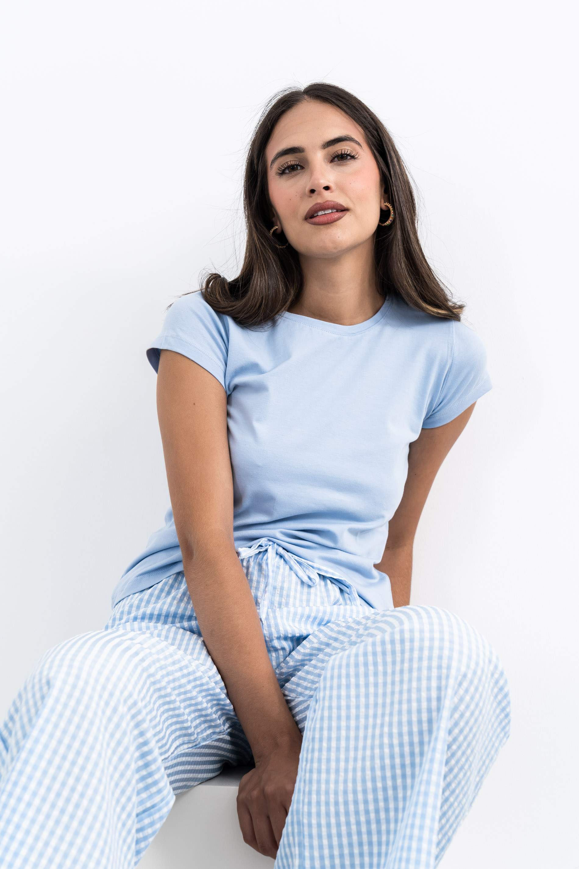 CAMISETA BÁSICA M/C AZUL