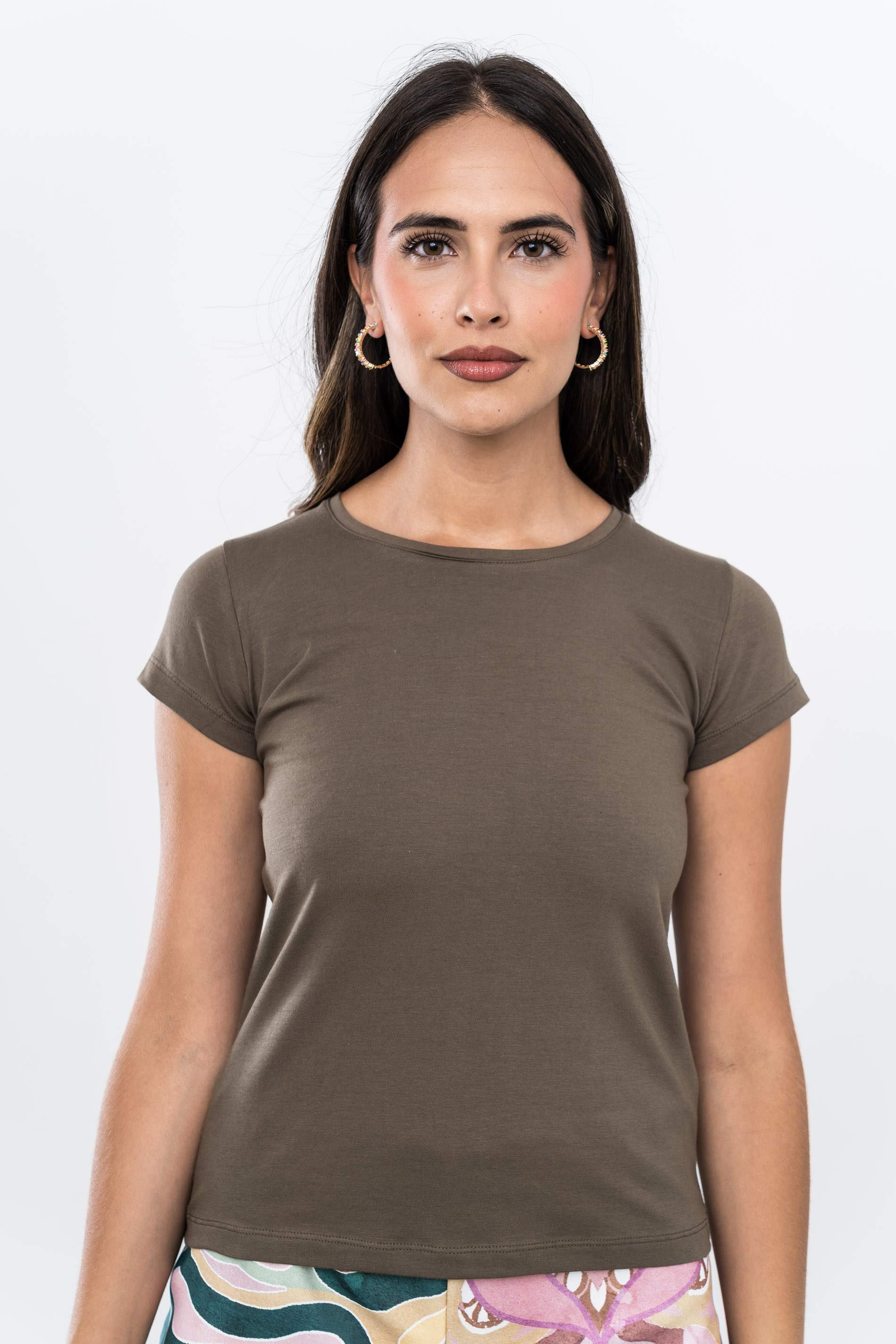 CAMISETA BÁSICA M/C KAKI
