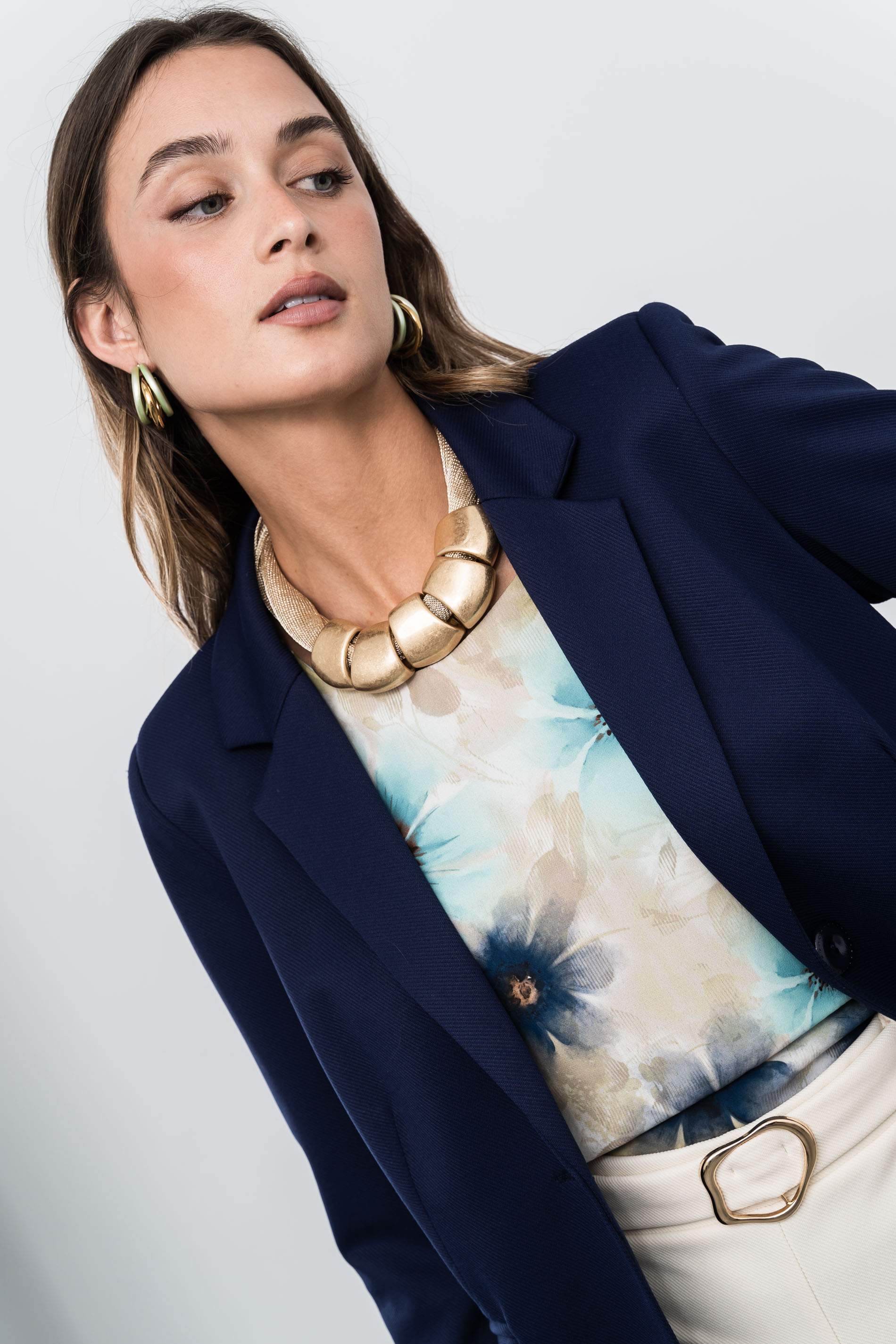 AMERICANA 1 BOTÓN MARINO