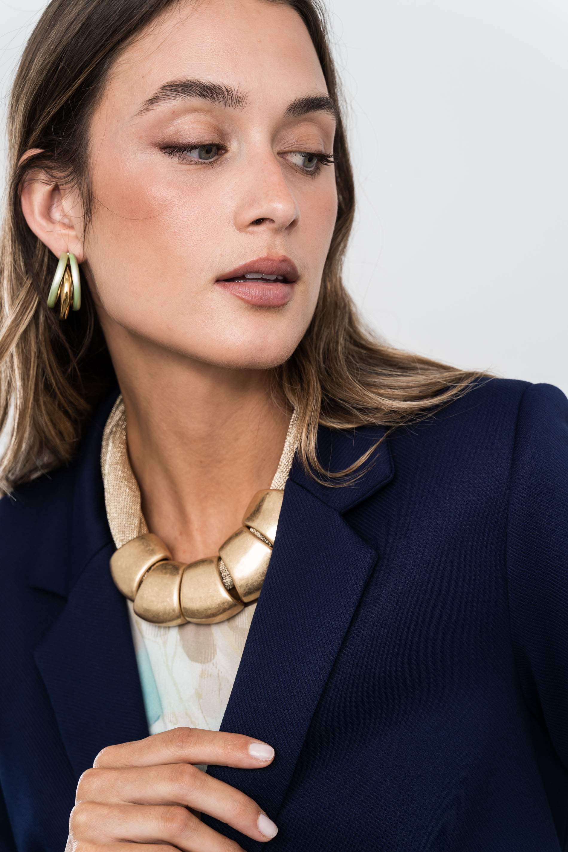 AMERICANA 1 BOTÓN MARINO