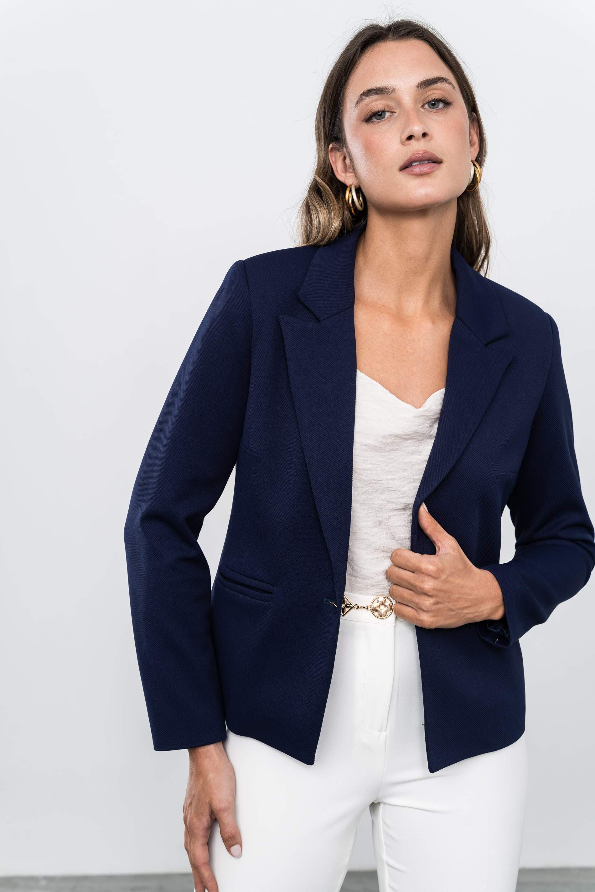 AMERICANA BOTÓN CORTA MARINO