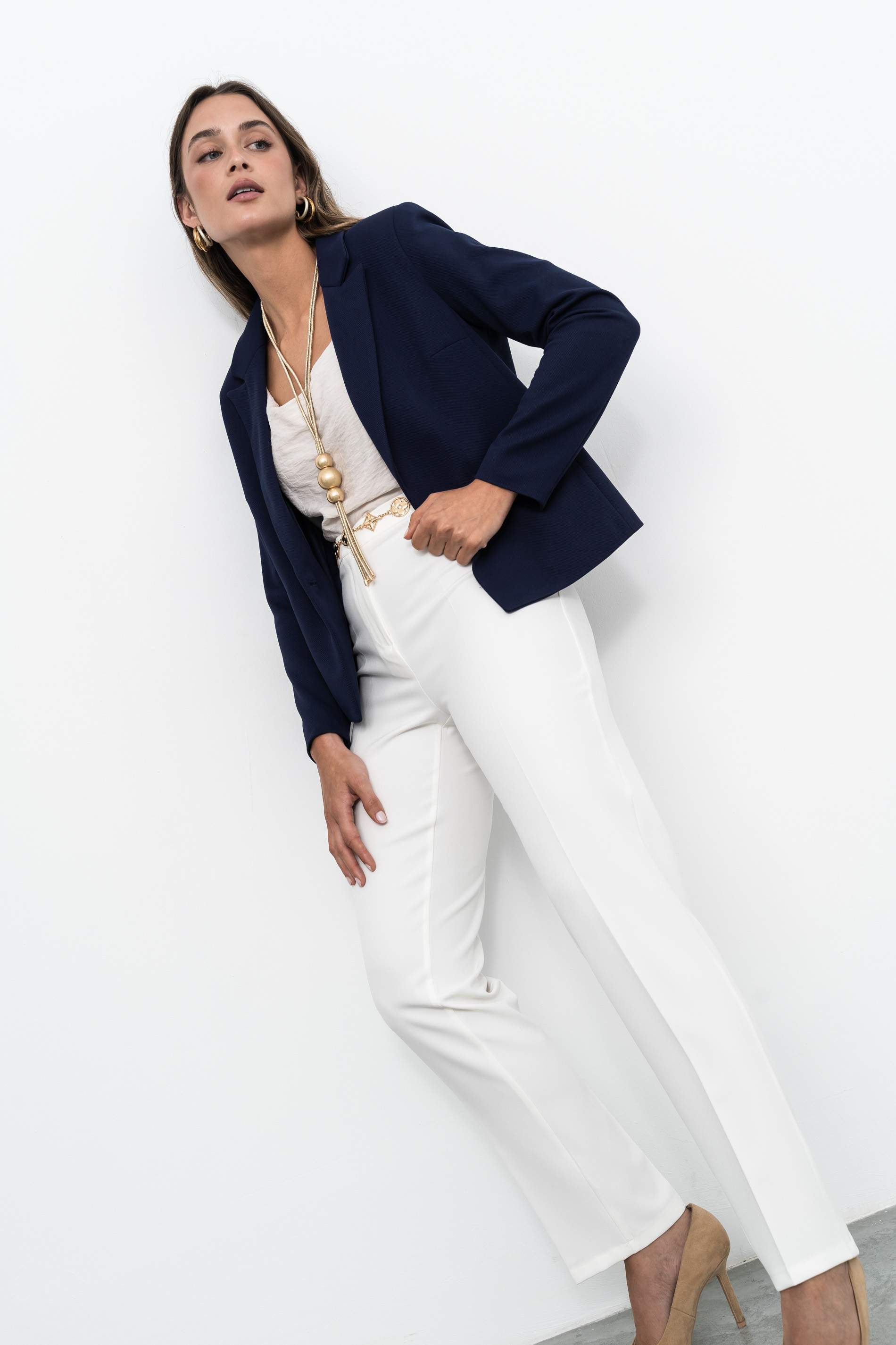 AMERICANA BOTÓN CORTA MARINO