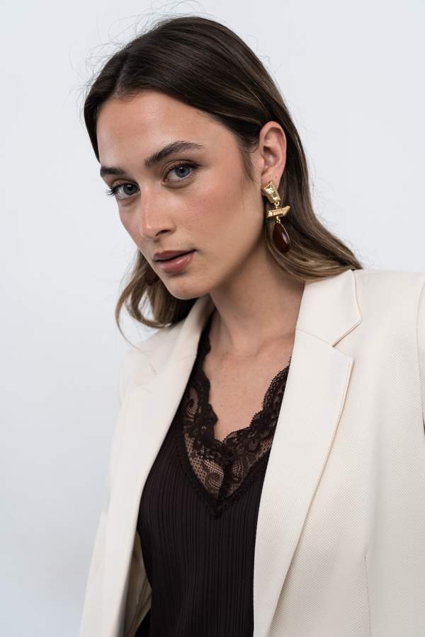 AMERICANA DOBLE BOTÓN CRUDO