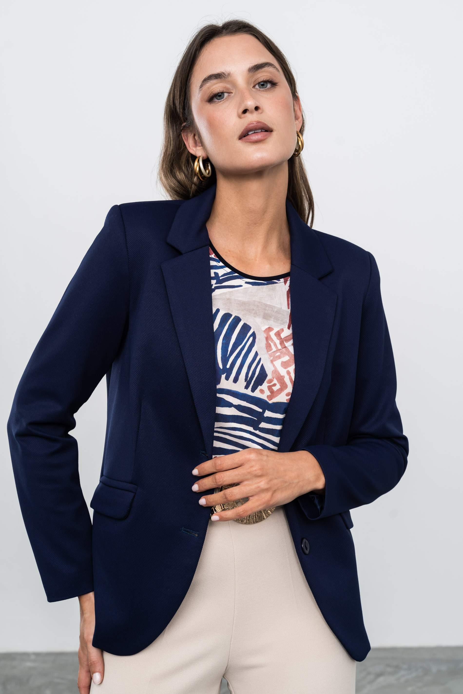 AMERICANA DOBLE BOTÓN MARINO