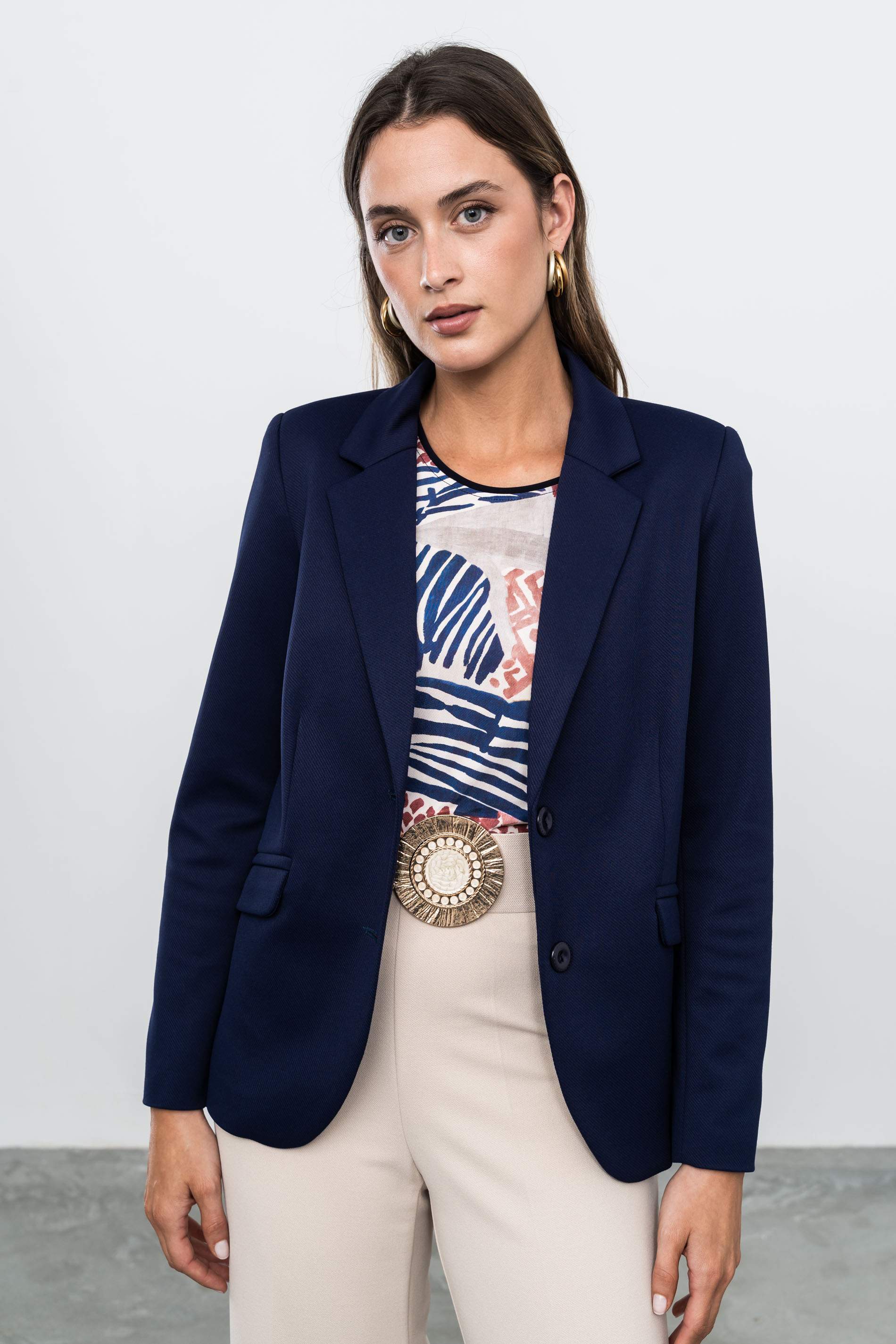 AMERICANA DOBLE BOTÓN MARINO