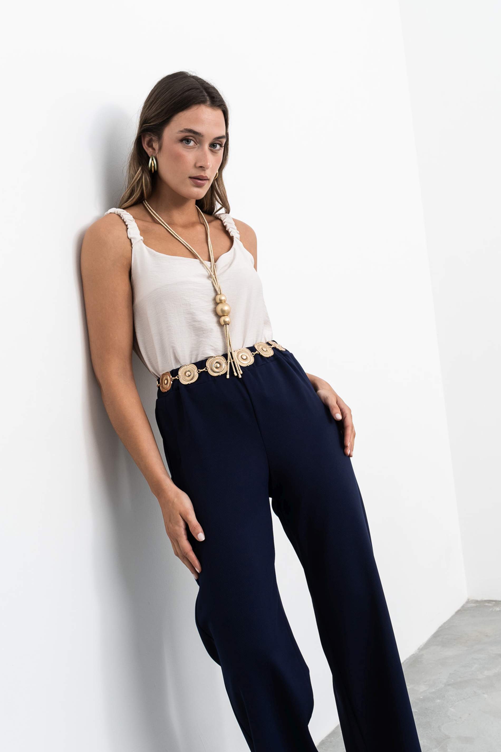 PANTALÓN ANCHO MARINO