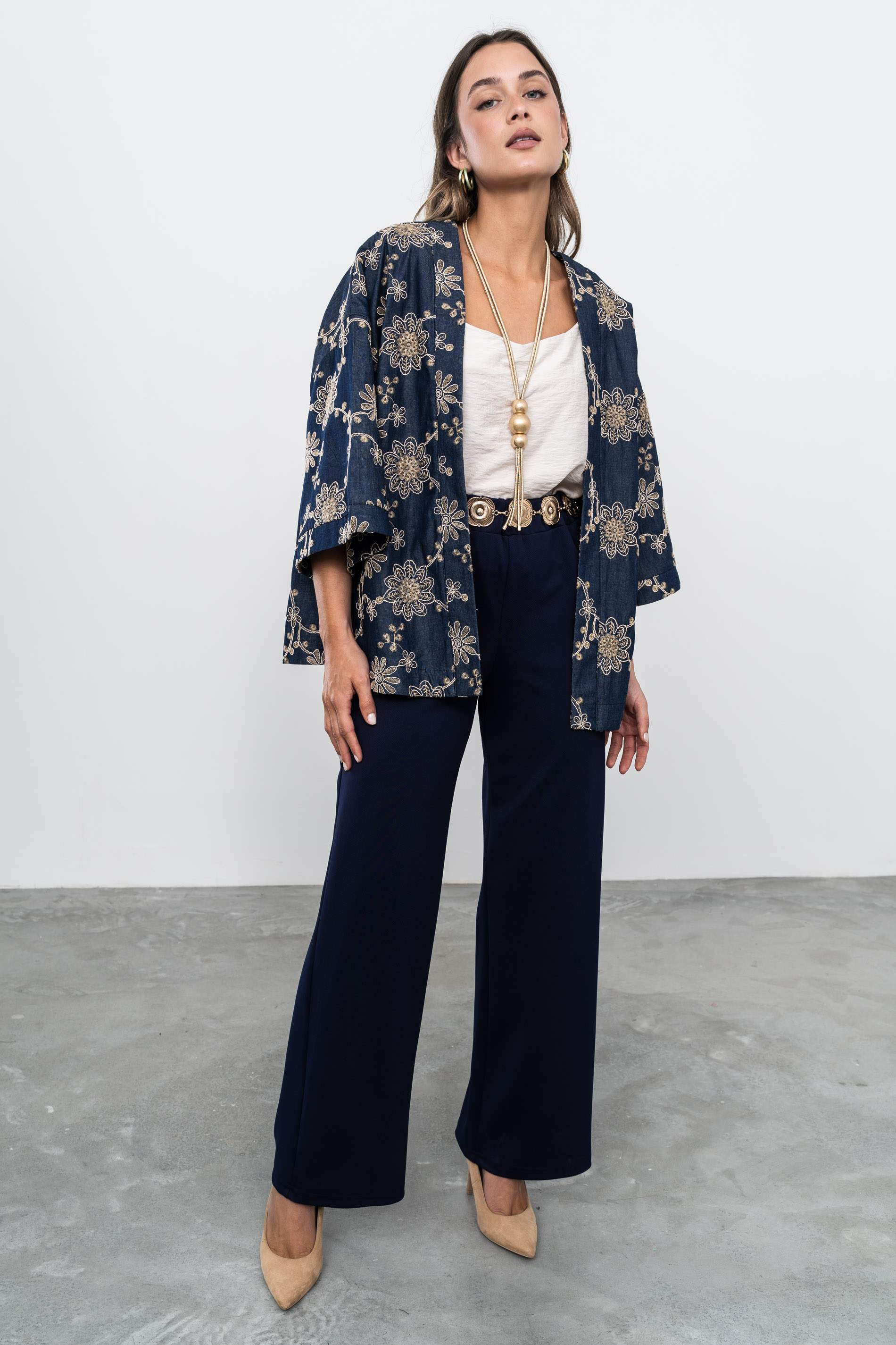 PANTALÓN ANCHO MARINO