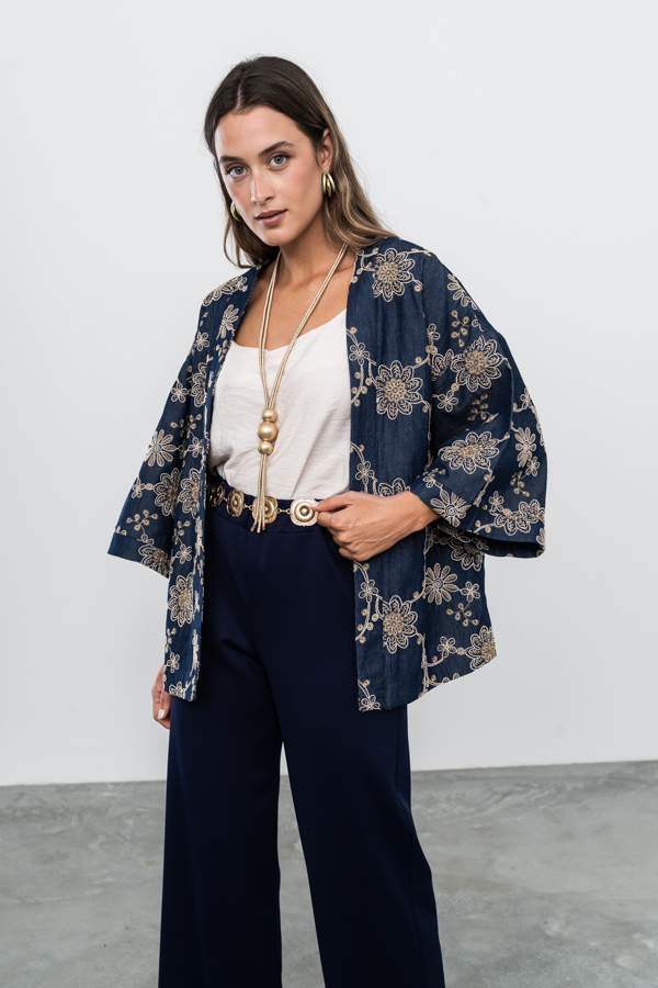 PANTALÓN ANCHO MARINO