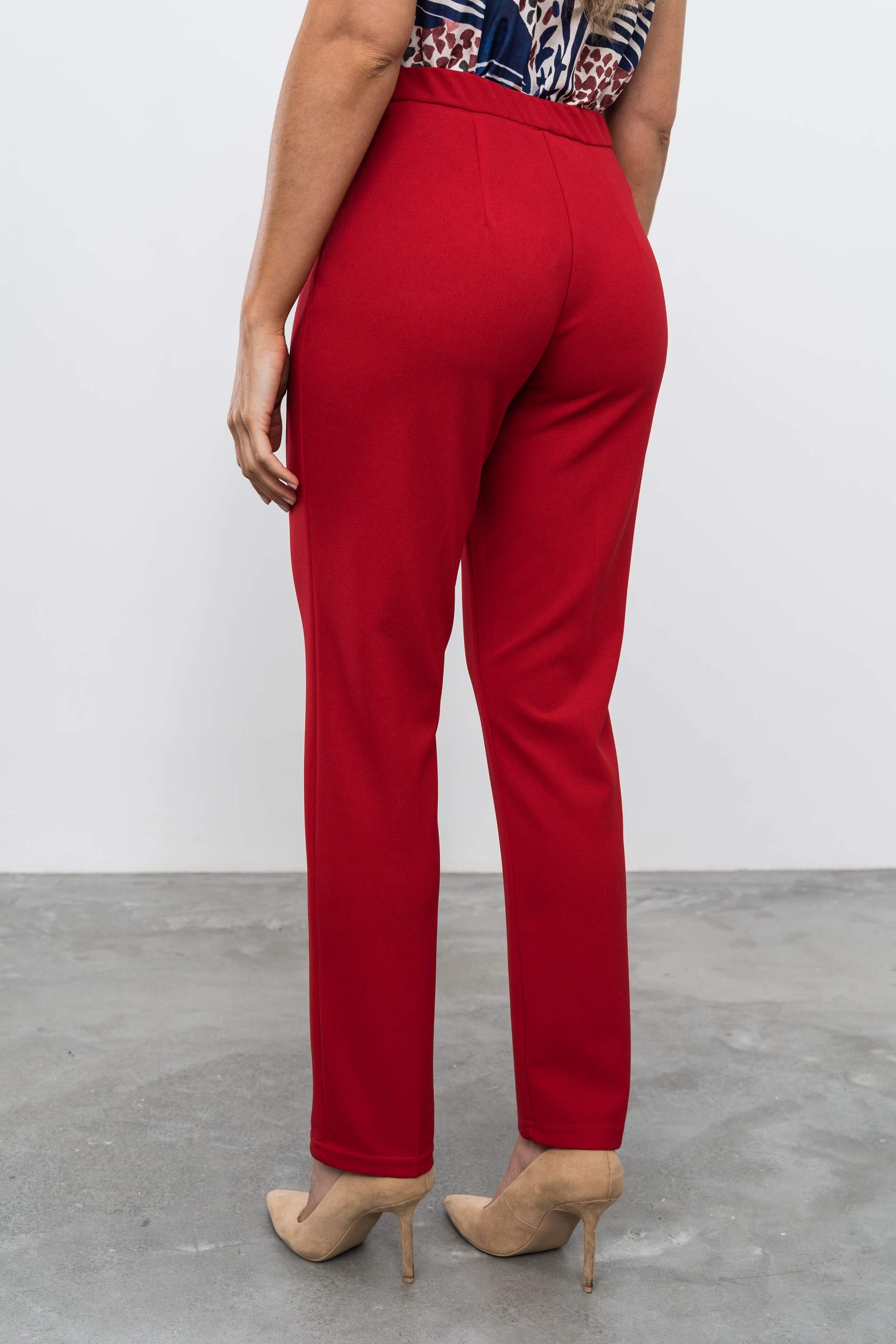 PANTALÓN GOMA CINTURA ROJO