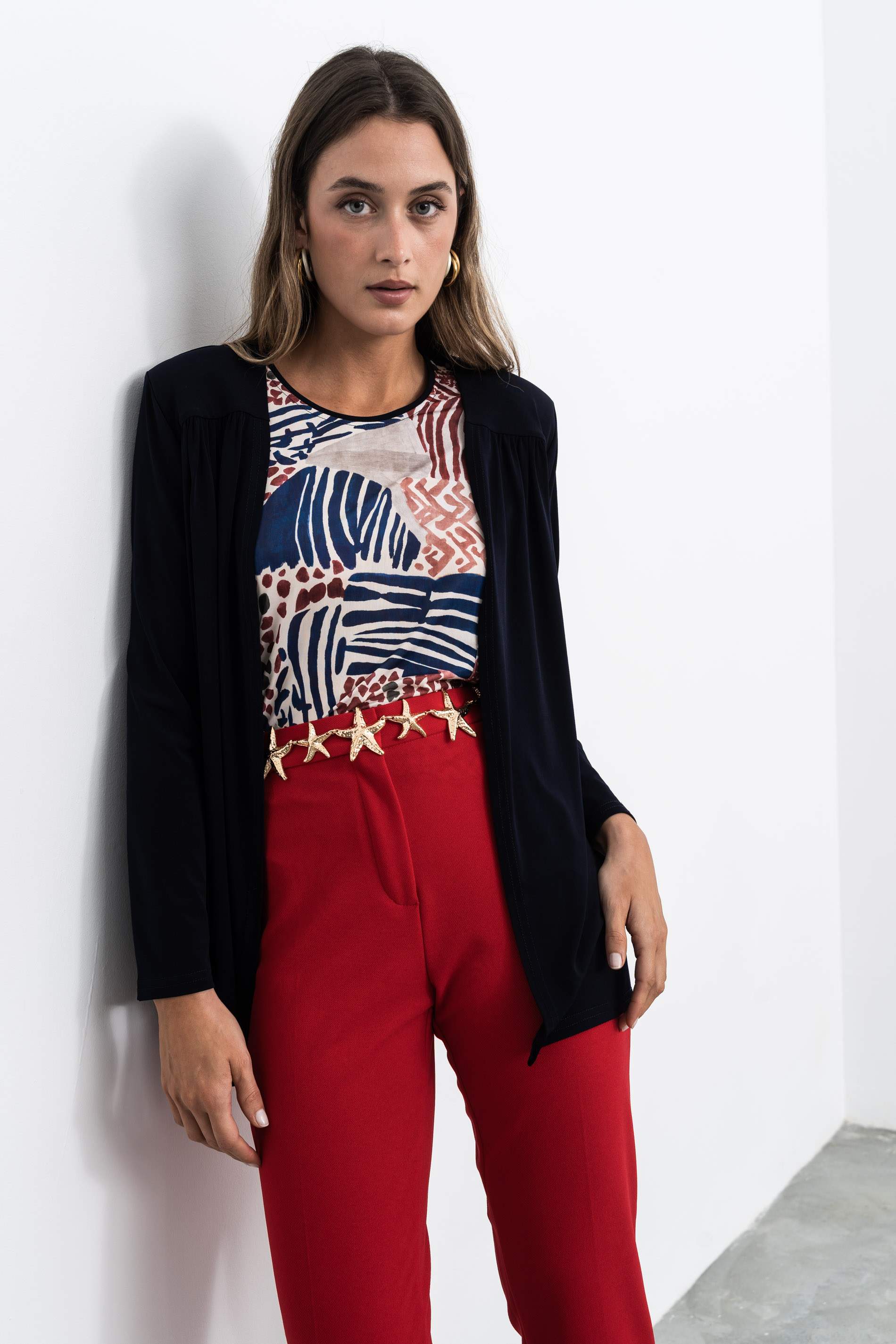 PANTALÓN GOMA CINTURA ROJO