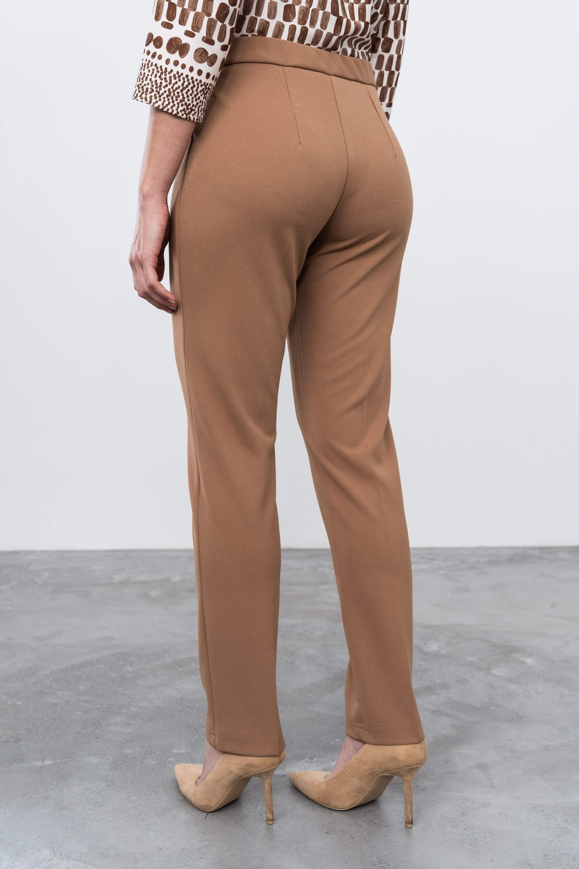 PANTALÓN GOMA CINTURA CAMEL
