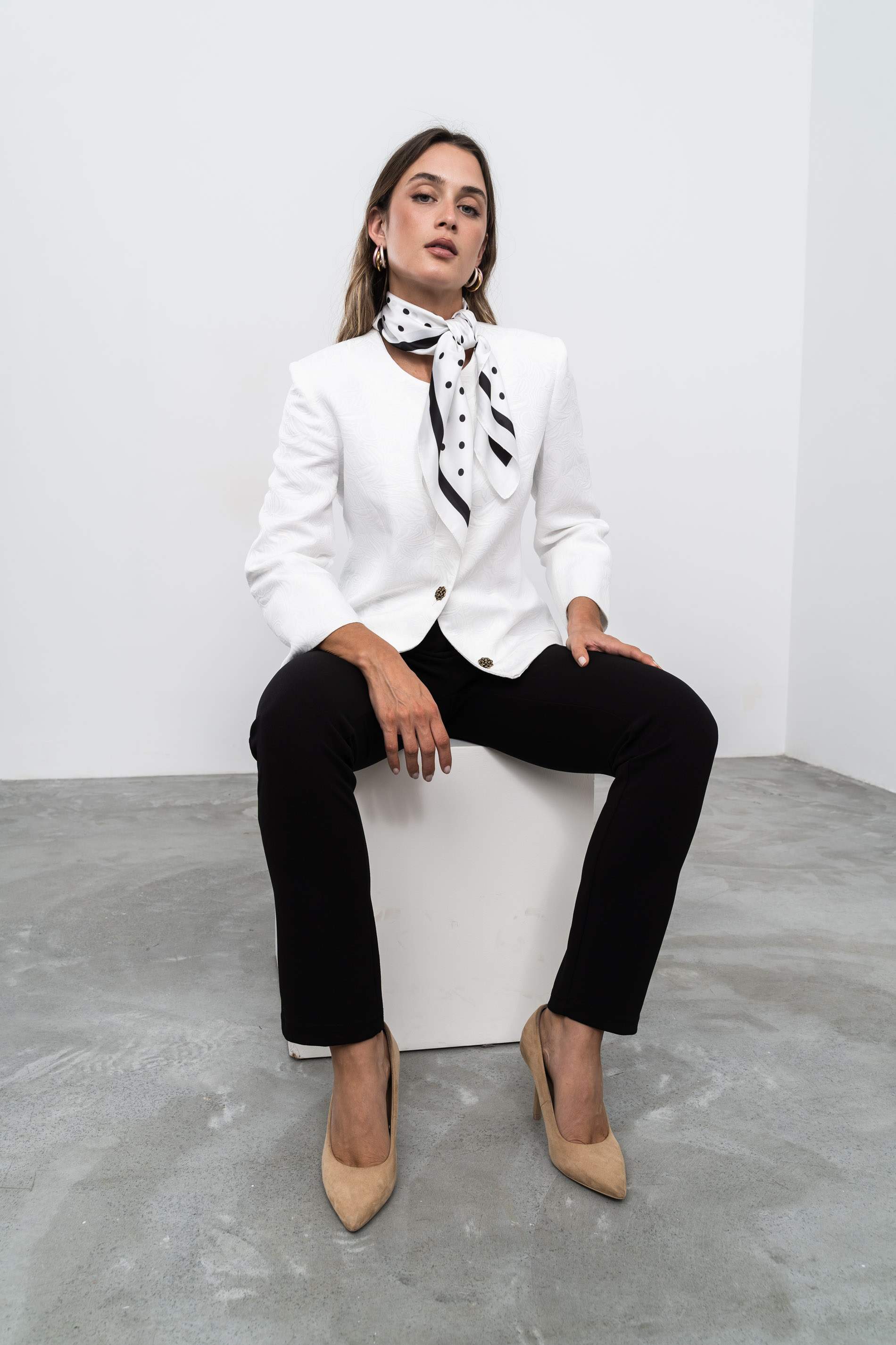 PANTALÓN GOMA CINTURA NEGRO