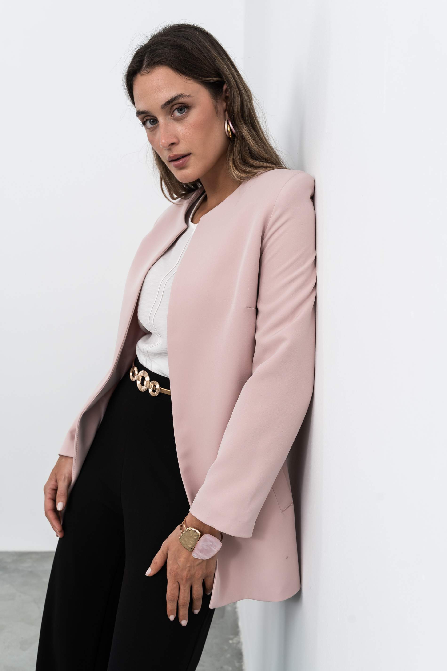 PANTALÓN VESTIR ANCHO NEGRO