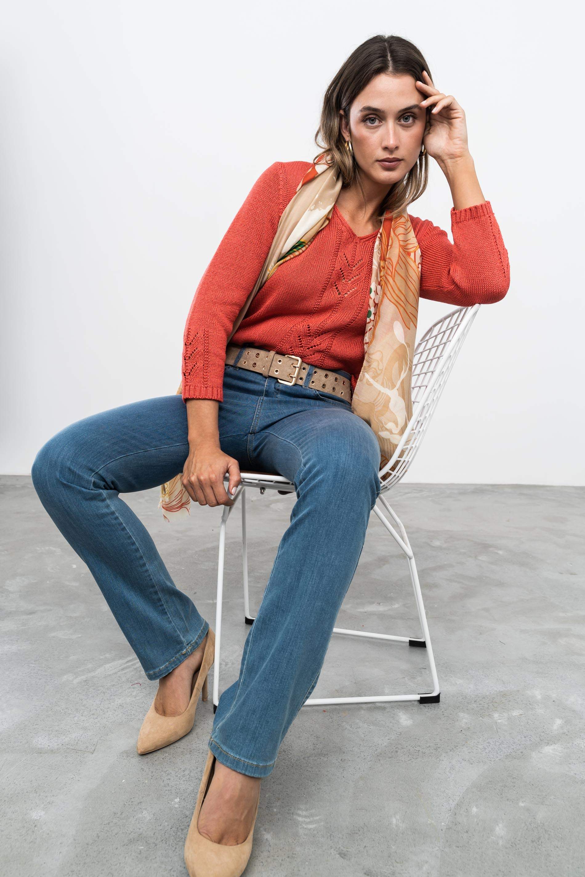 PANTALÓN VAQUERO RECTO AZUL