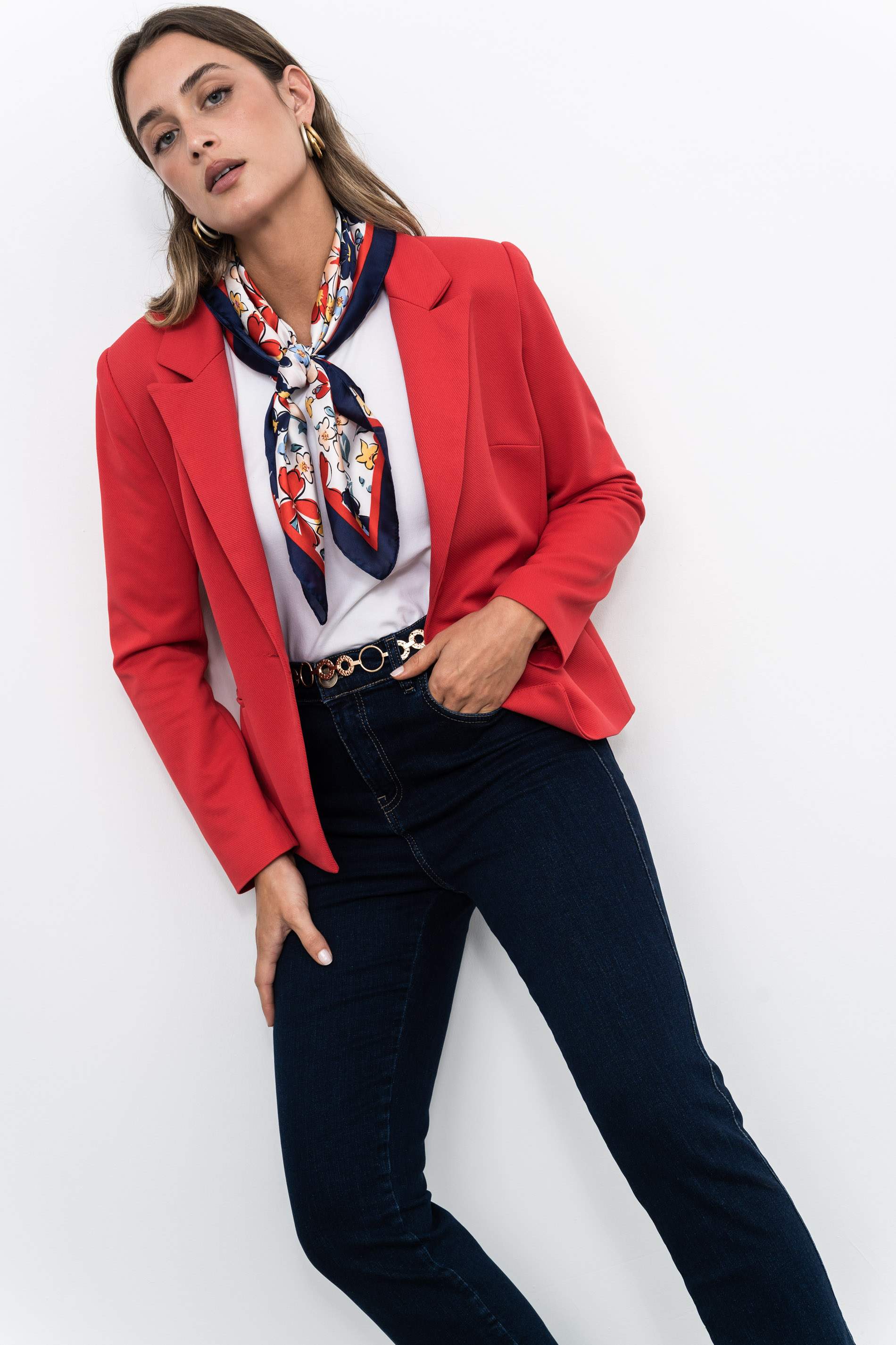 PANTALÓN VAQUERO RECTO MARINO