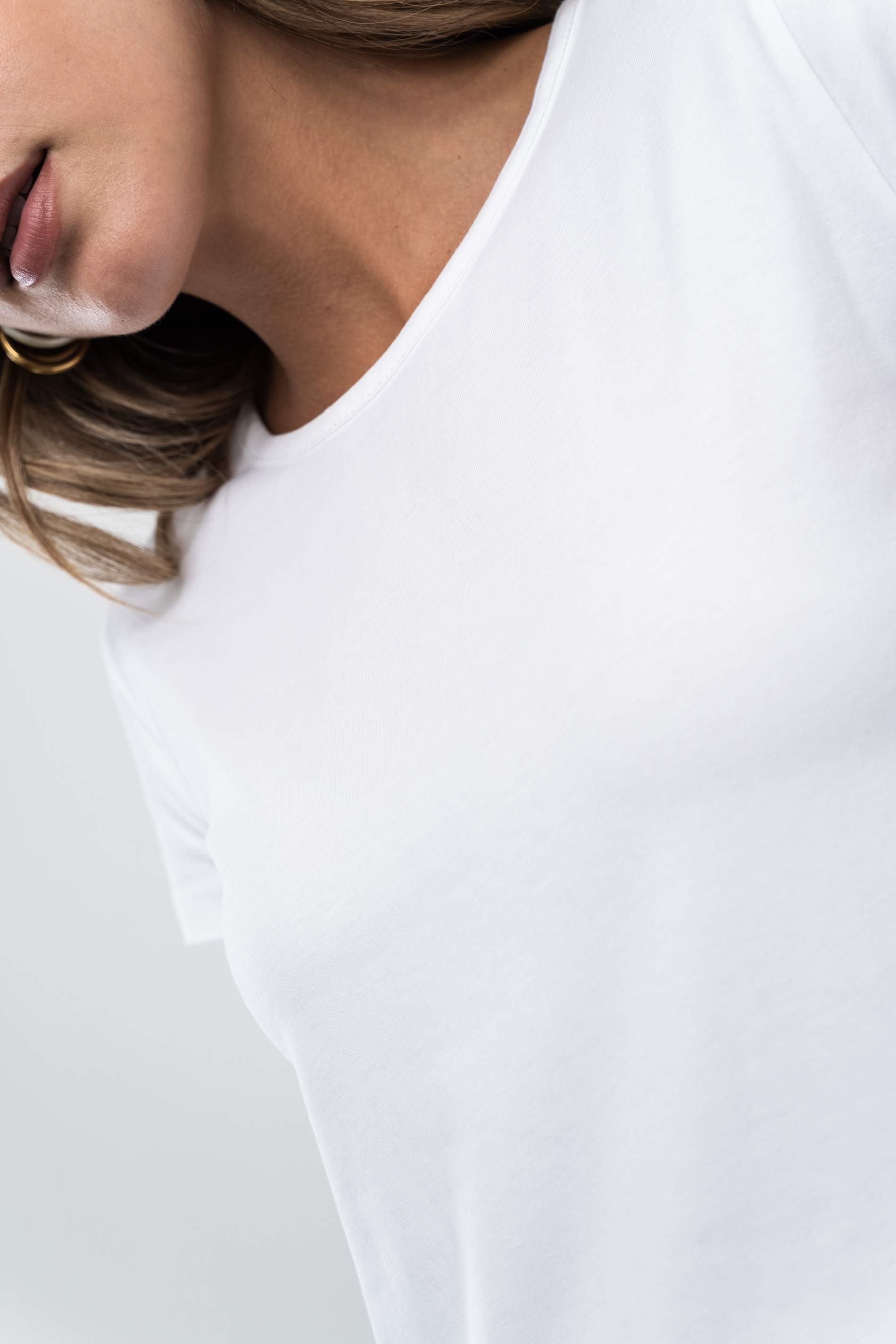 CAMISETA BÁSICA MANGA CORTA BLANCO