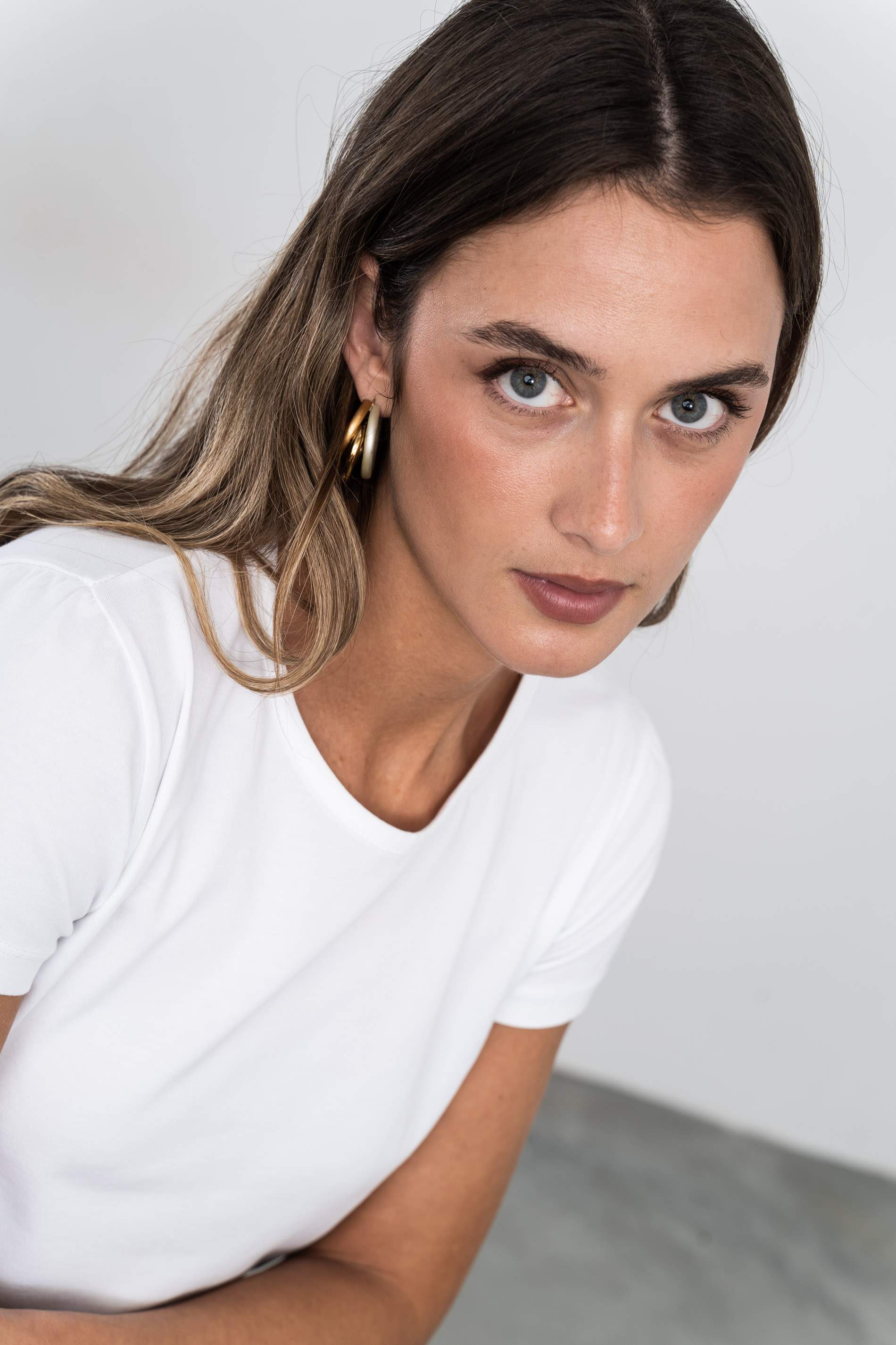 CAMISETA BÁSICA MANGA CORTA BLANCO