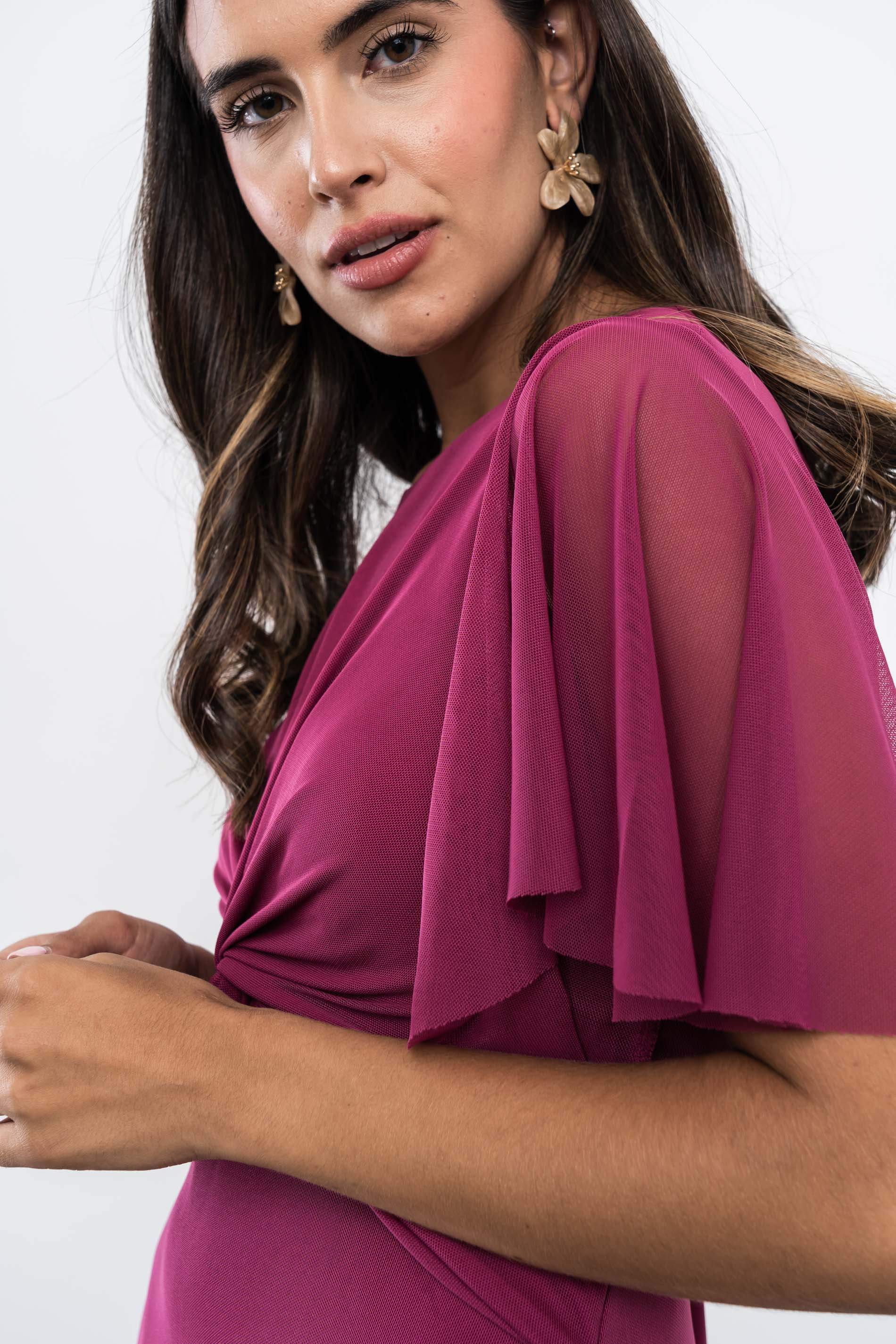 VESTIDO TUL NUDO