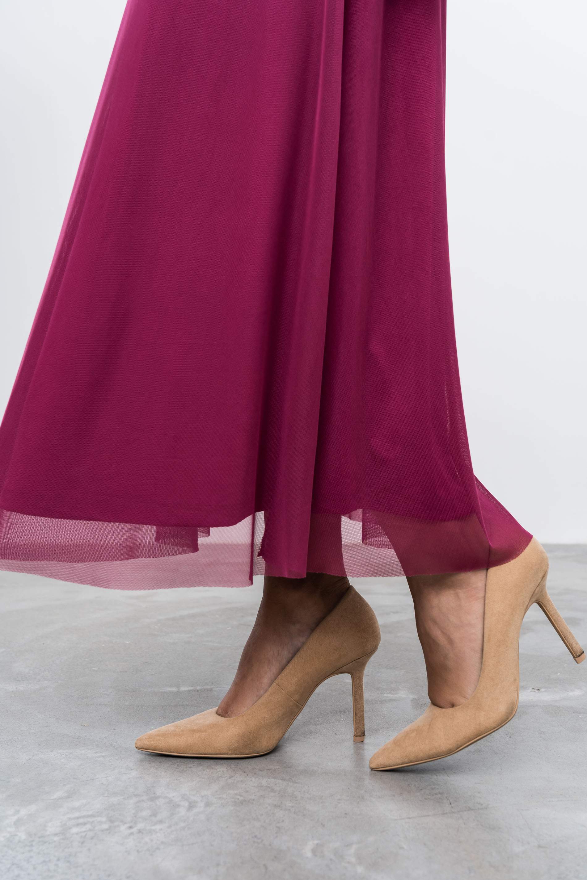 VESTIDO TUL NUDO