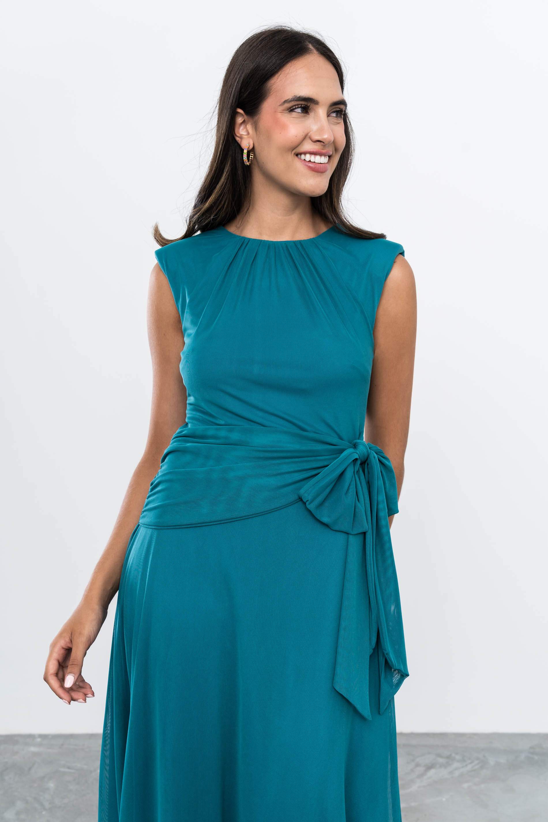 VESTIDO TUL LAZADA PETROLEO