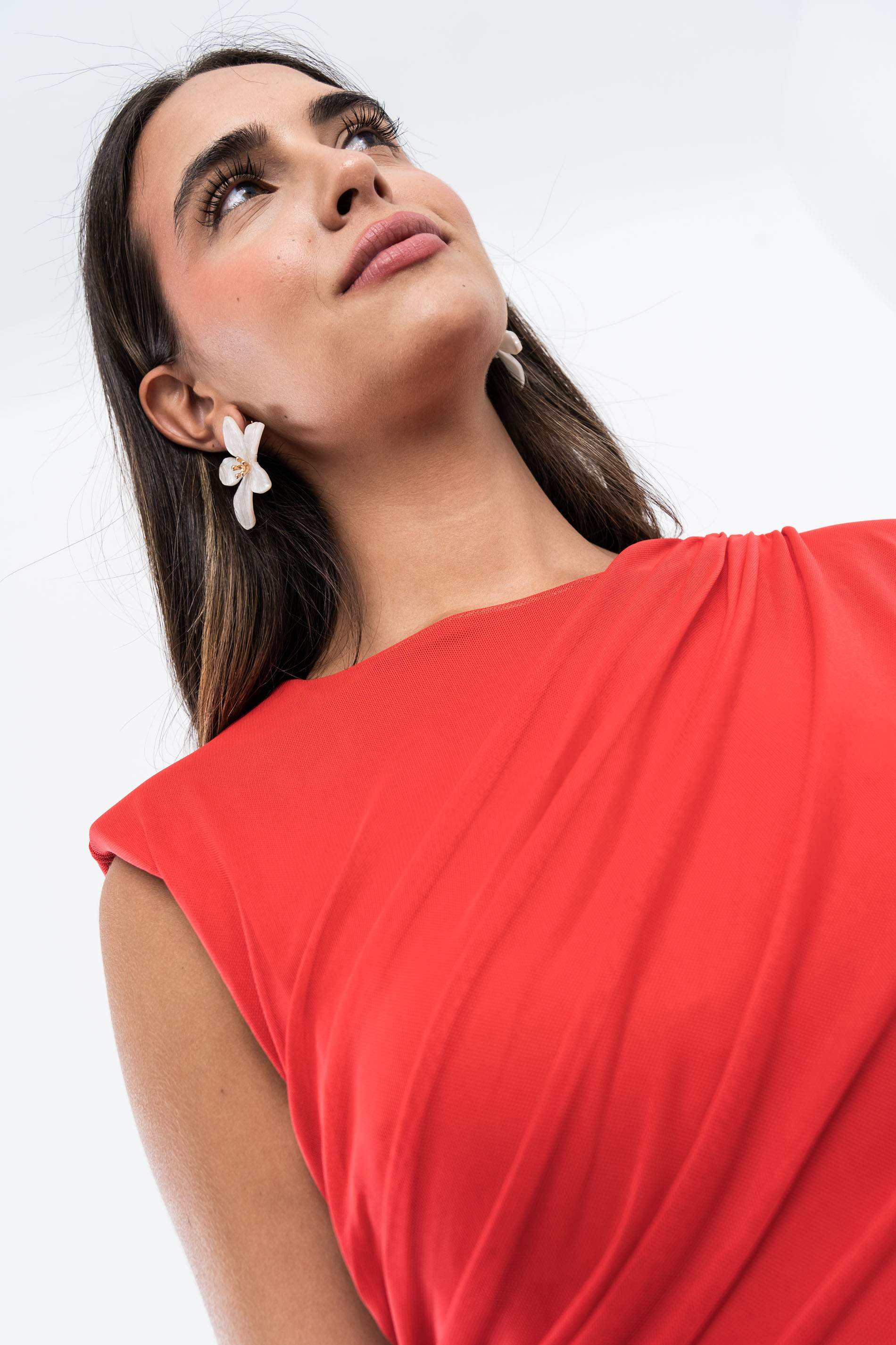 VESTIDO TUL FRUNCES