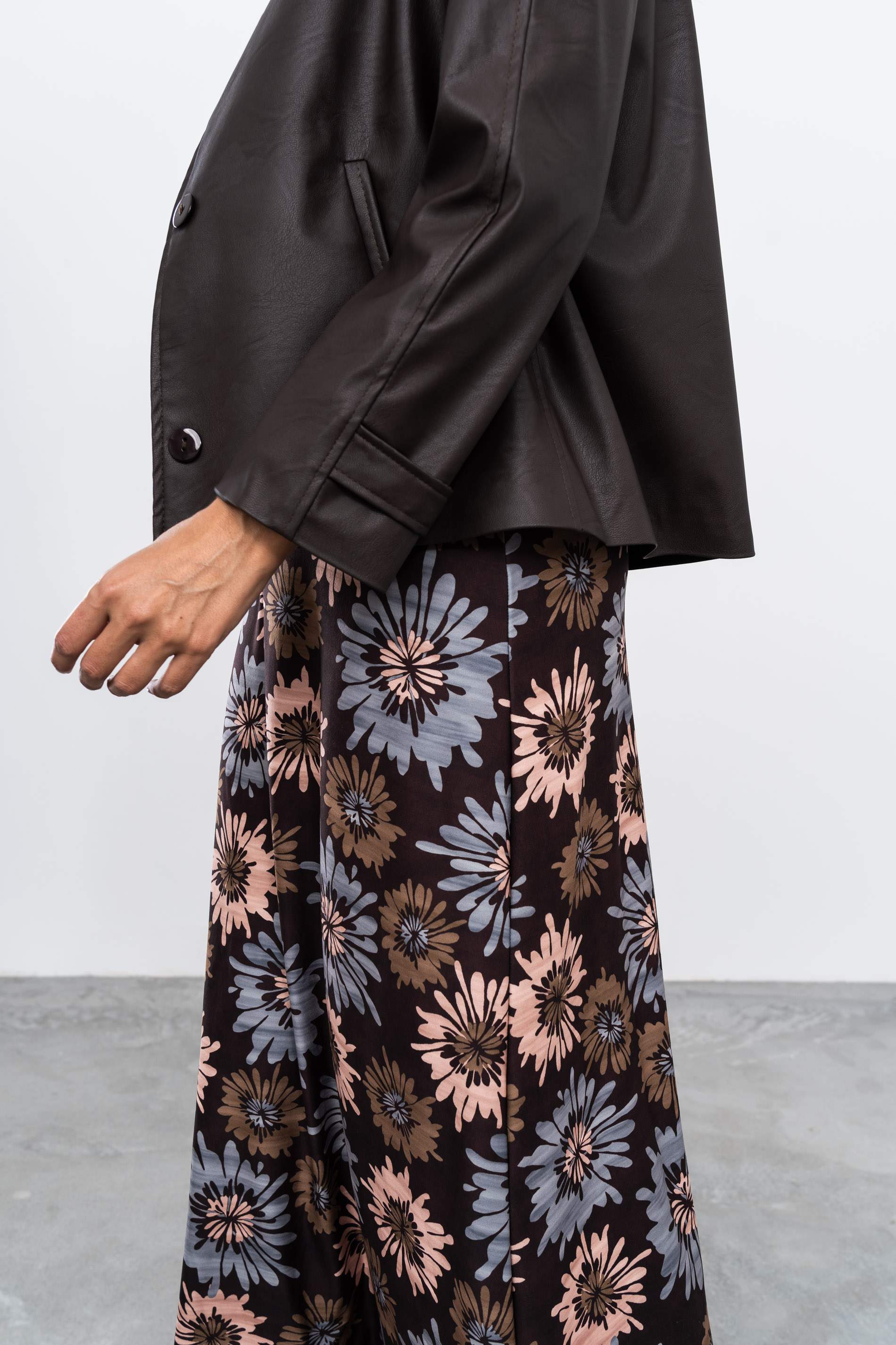 FALDA LARGA FLORAL