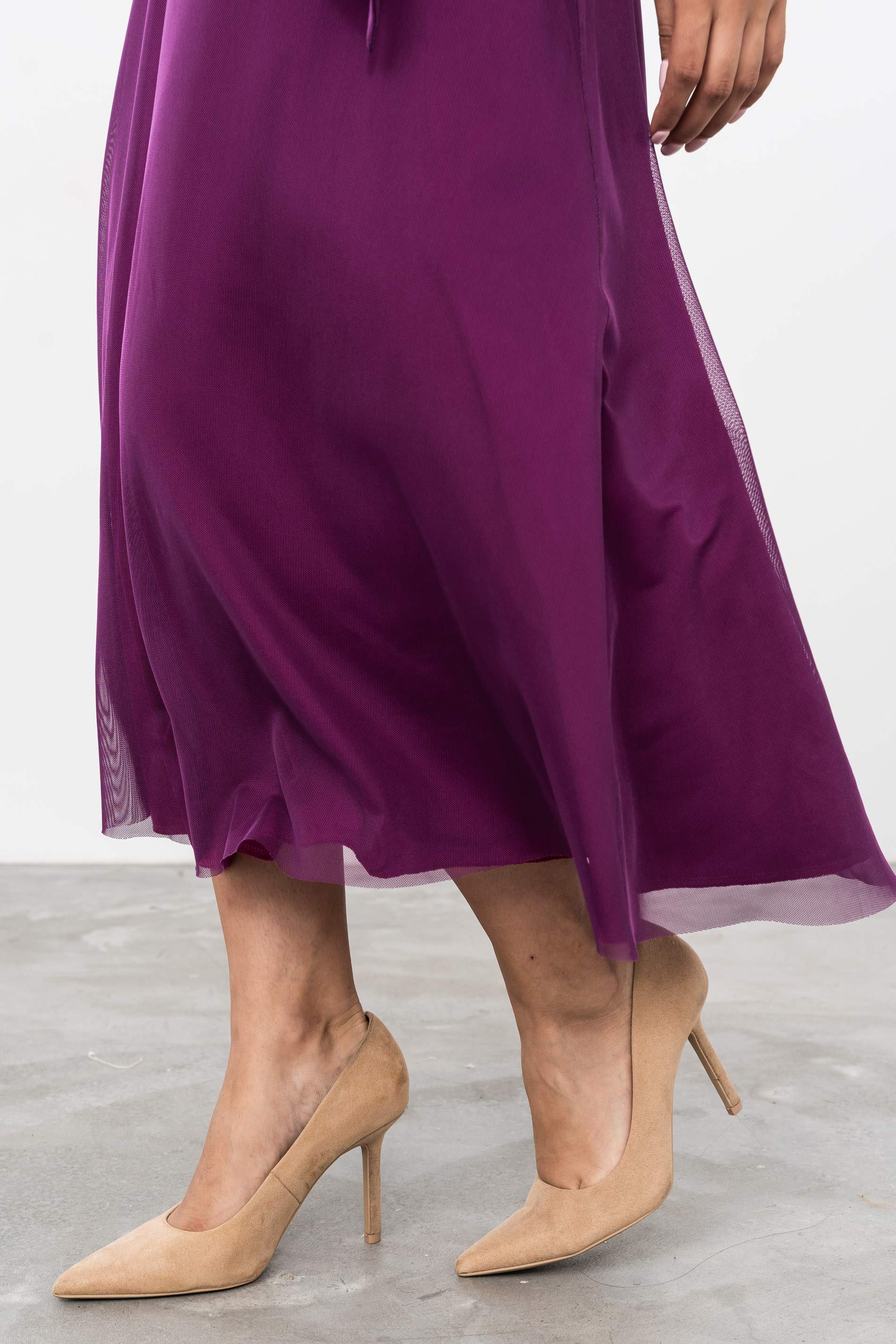 VESTIDO TUL LAZADA M/FRANCESA