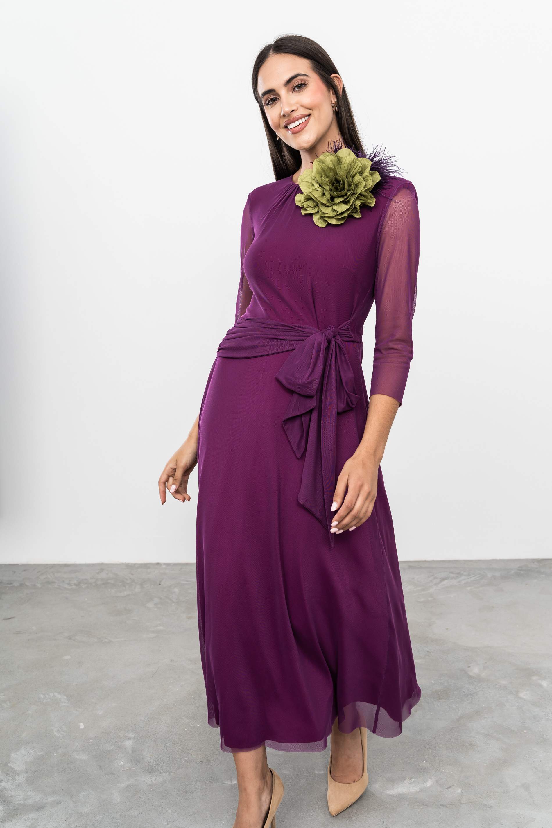 VESTIDO TUL LAZADA M/FRANCESA