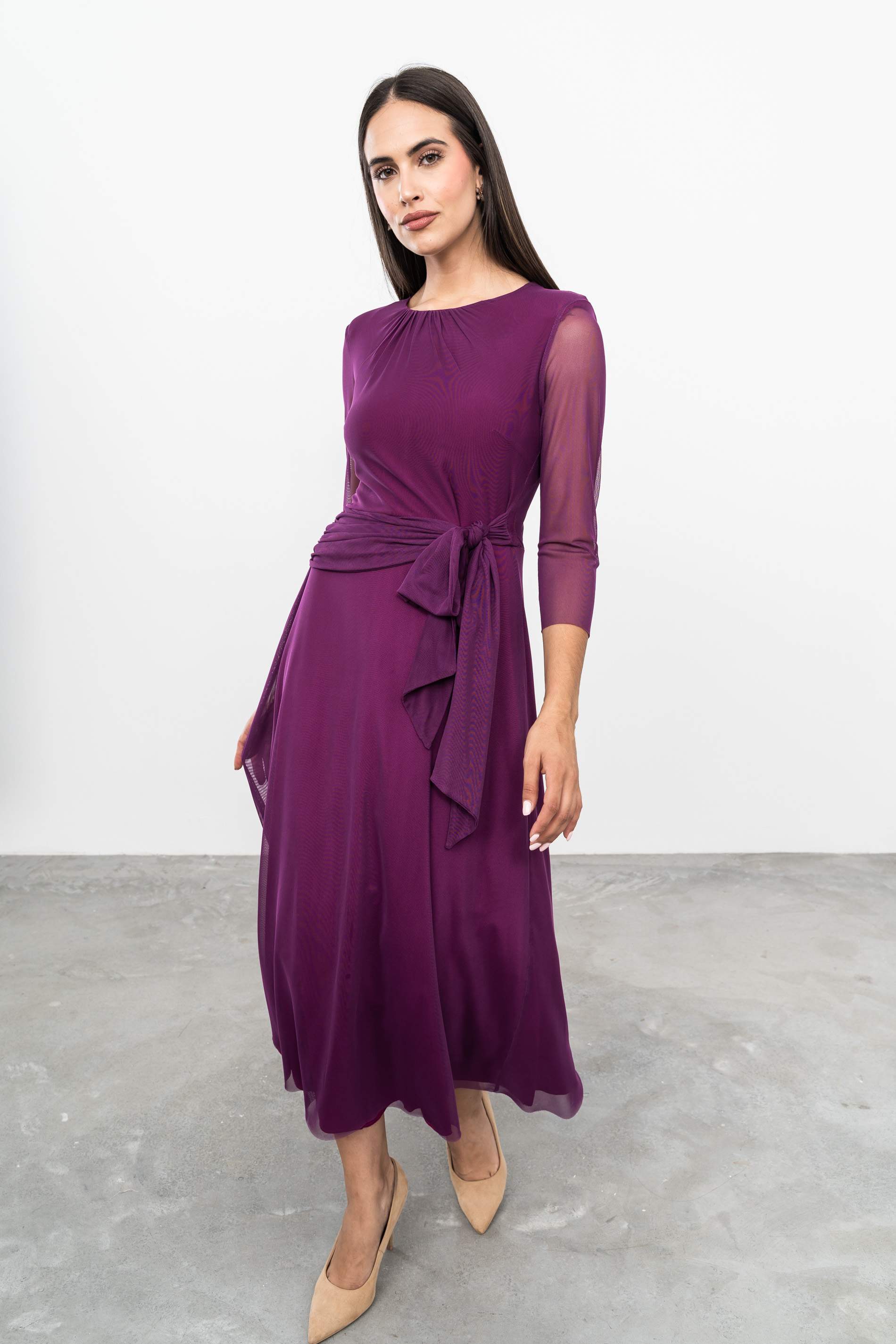 VESTIDO TUL LAZADA M/FRANCESA
