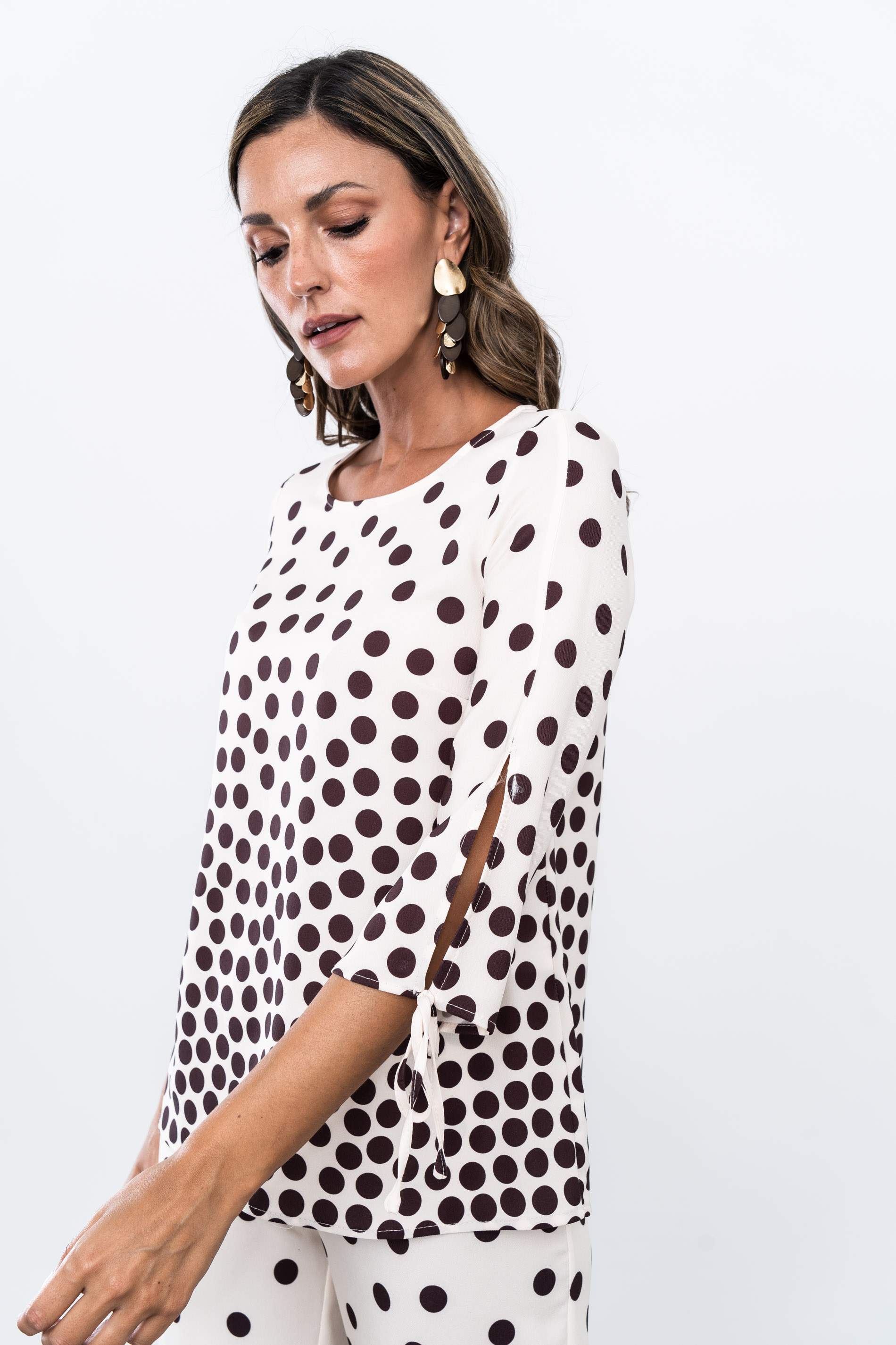 BLUSA TOPOS LACITOS