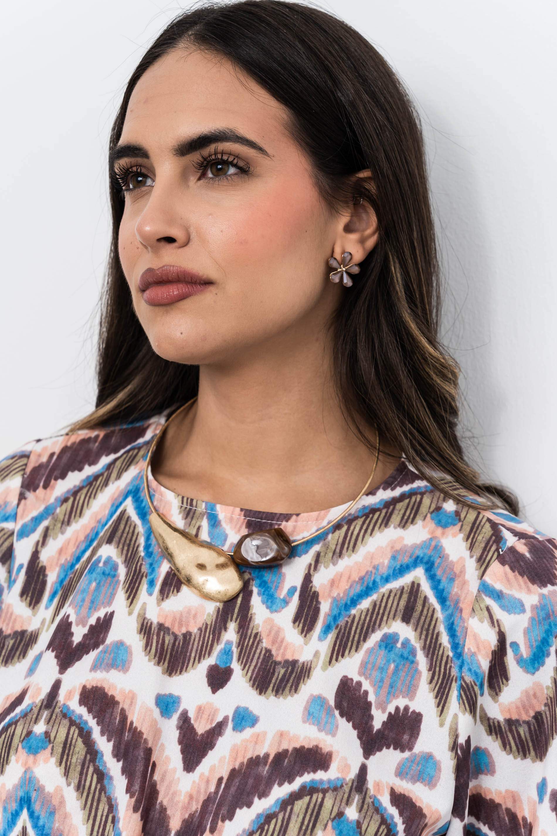 BLUSA RECOGIDA AZTECA