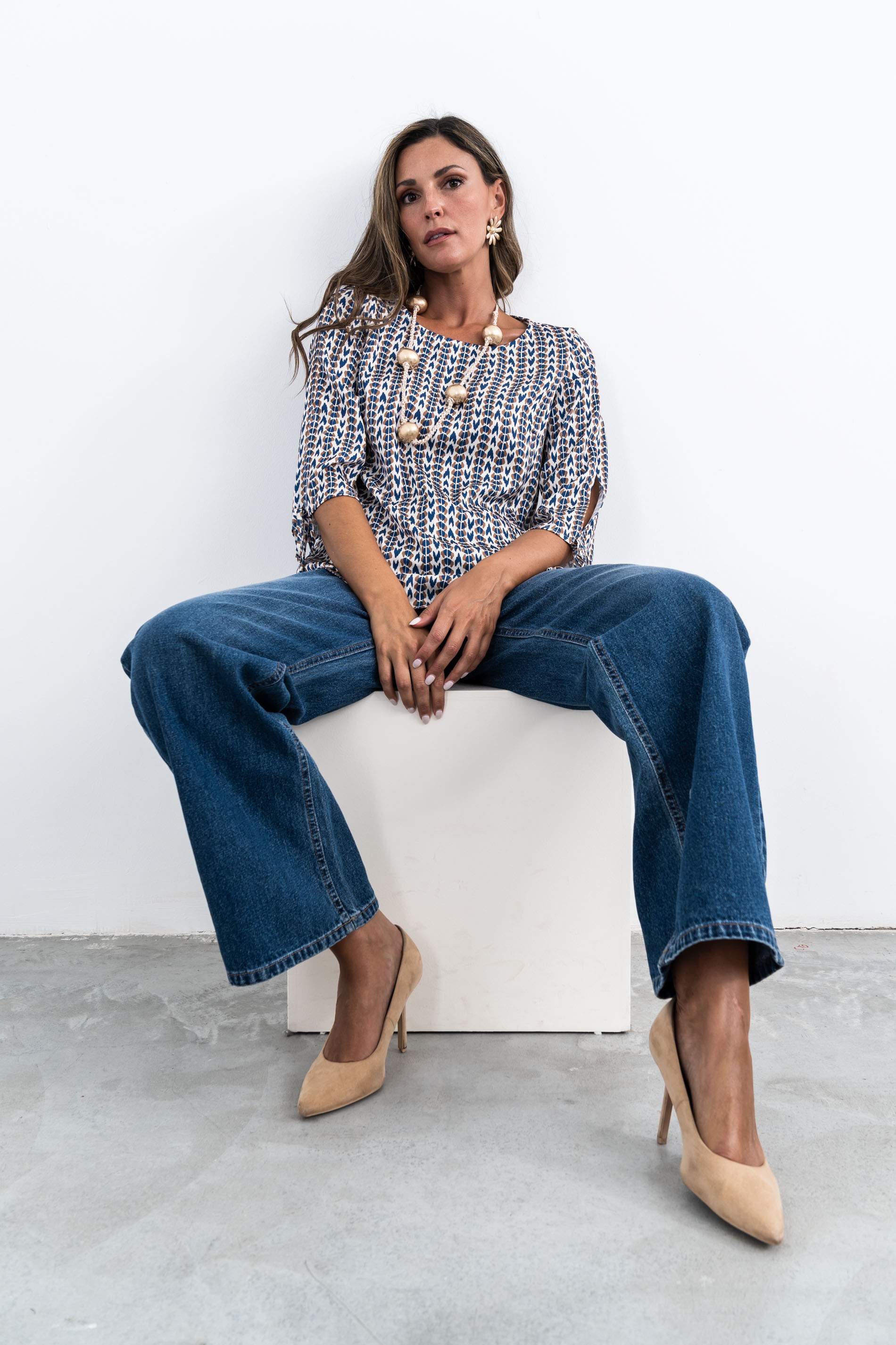 BLUSA LACITO ESPIGAS