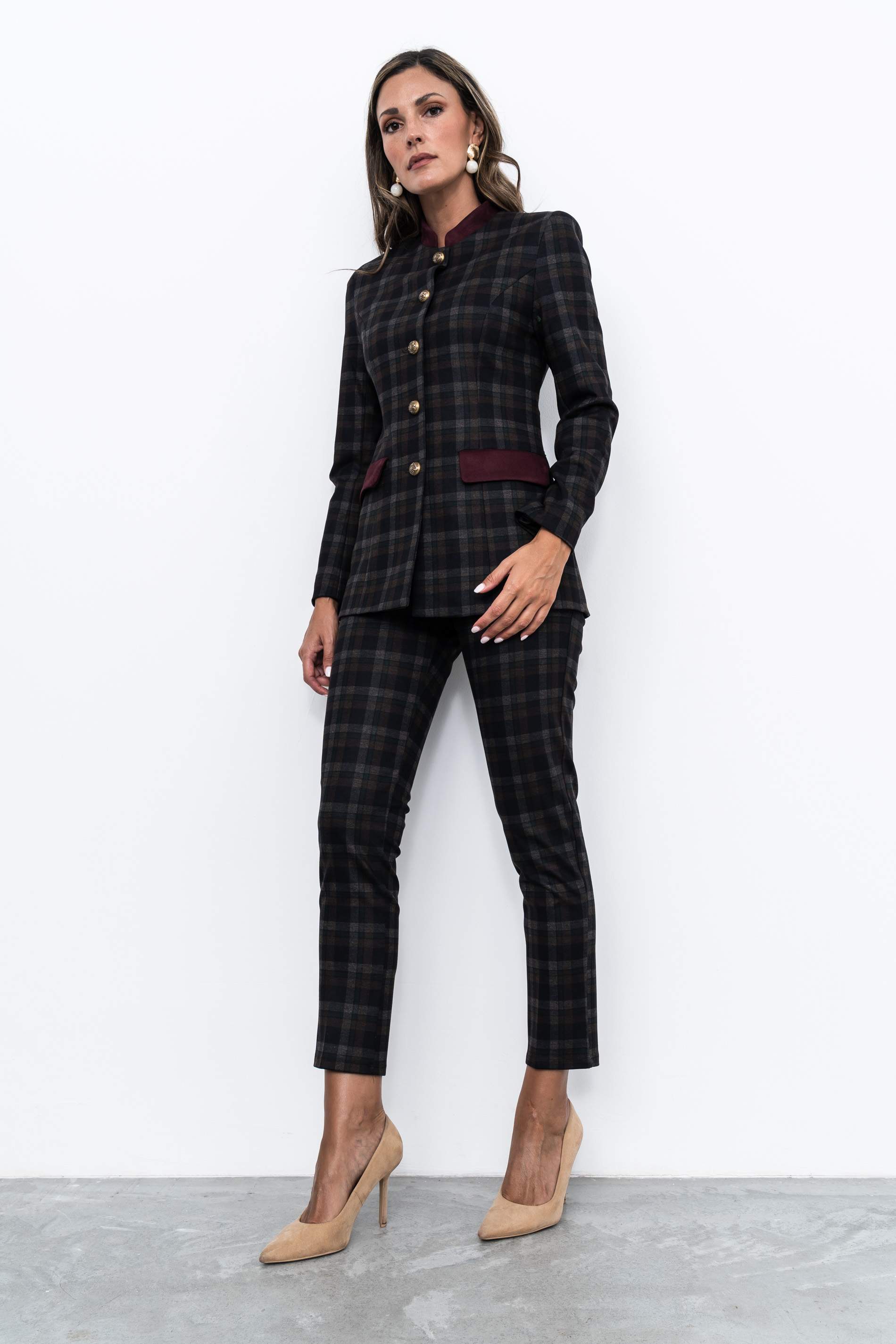 PANTALON VESTIR CUADROS
